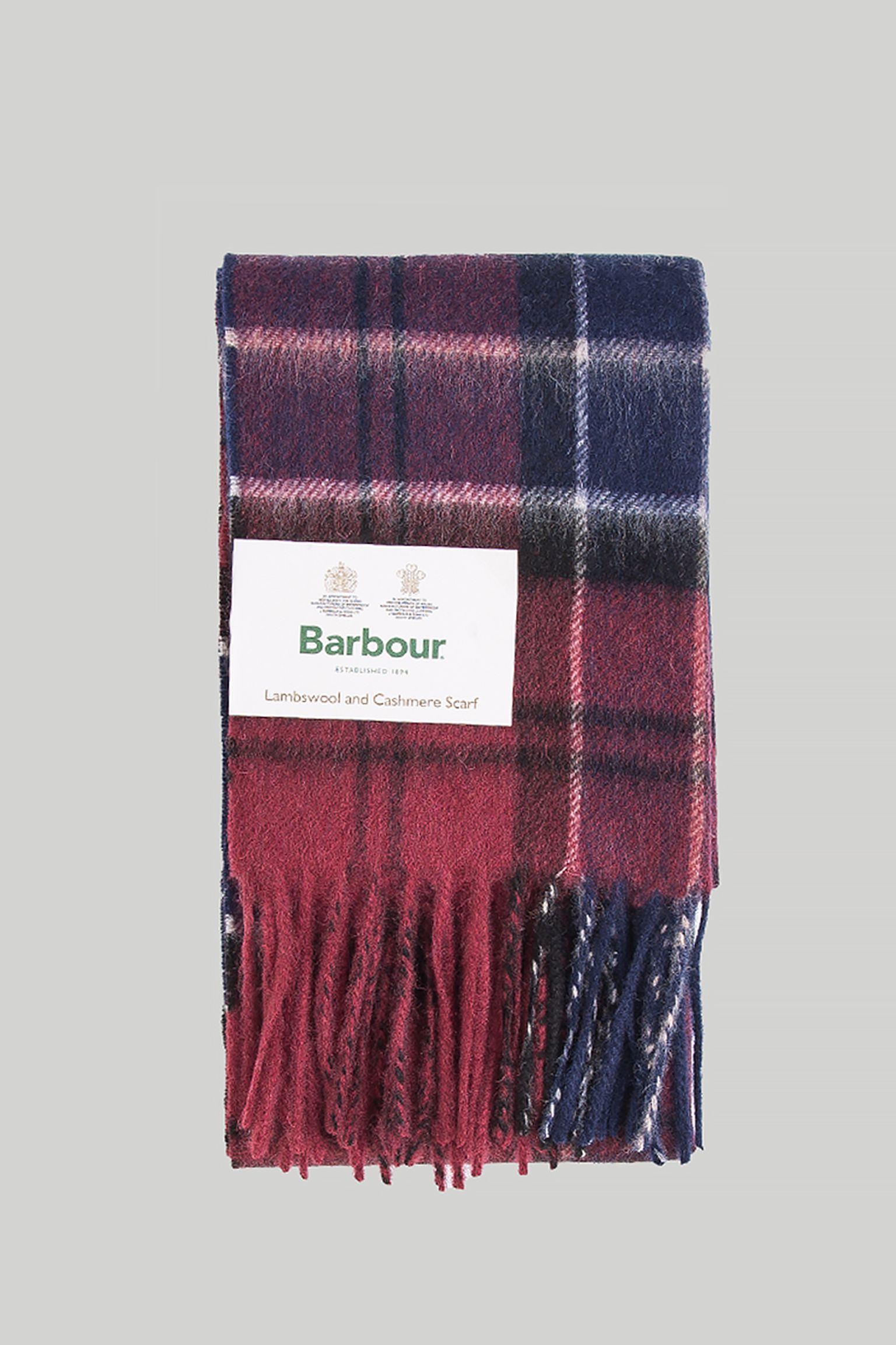 Шарф WOOL CASHMERE TARTAN SCARF