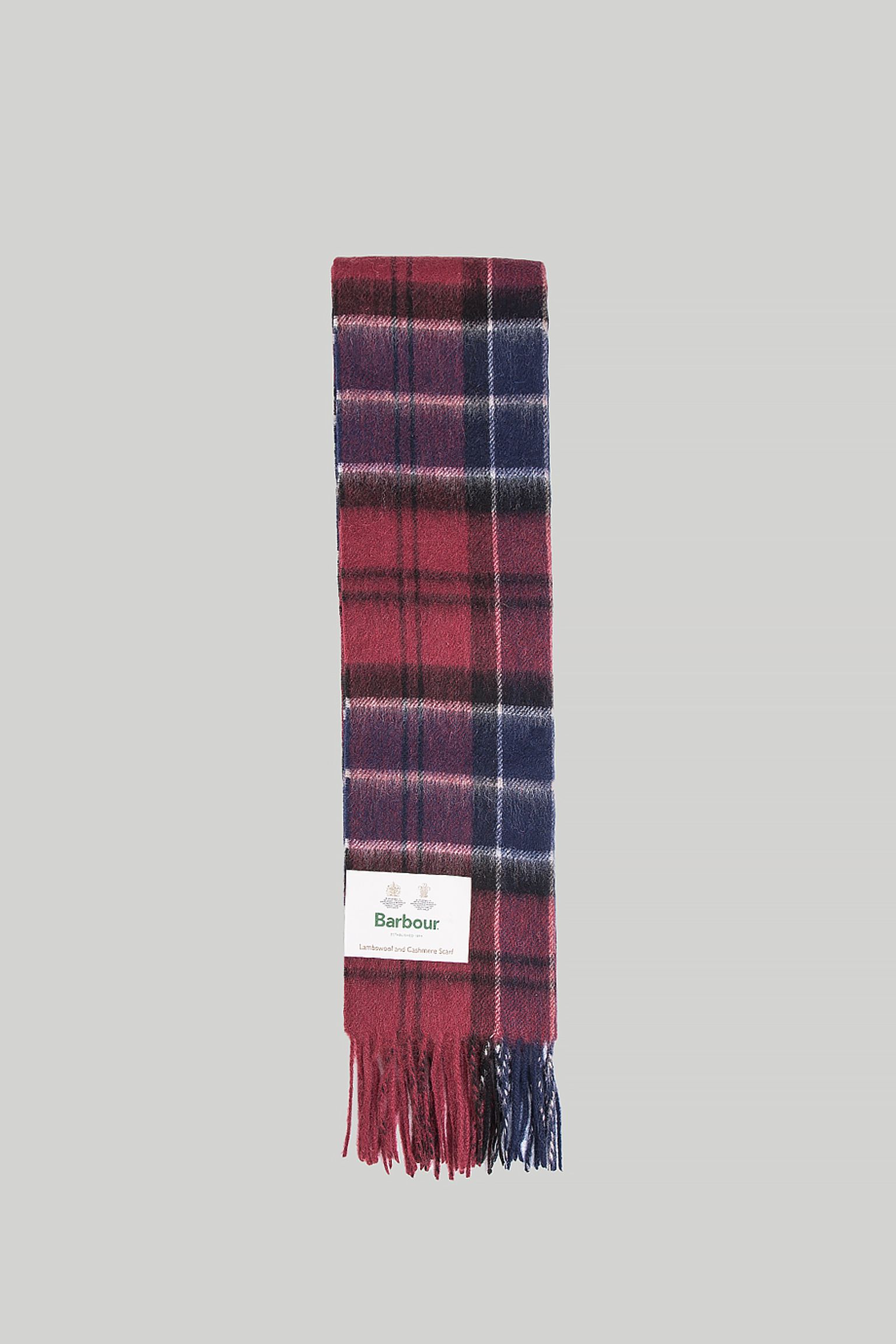 Шарф WOOL CASHMERE TARTAN SCARF