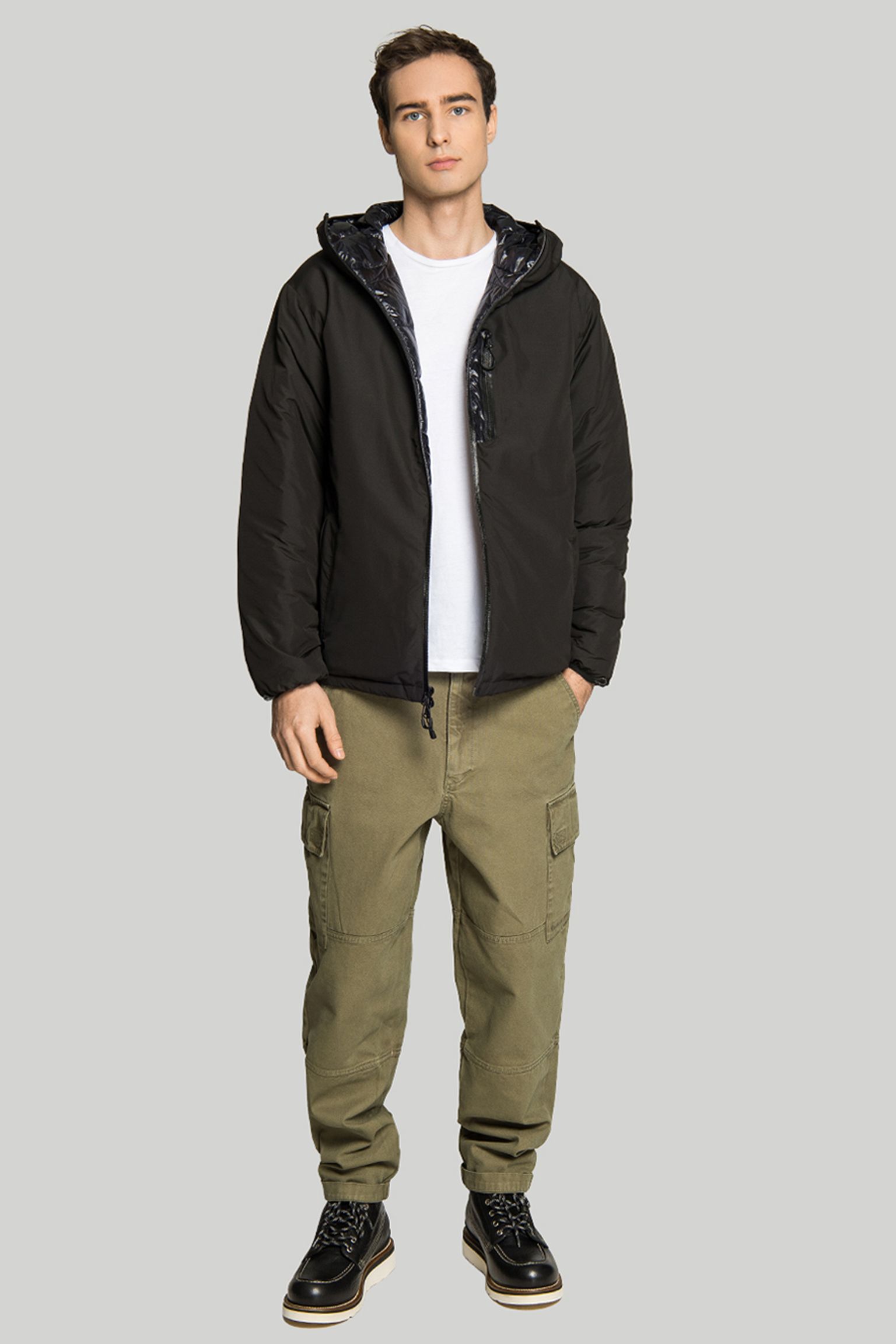 Пуховик PUFF HOODIE DOWN з доставкою