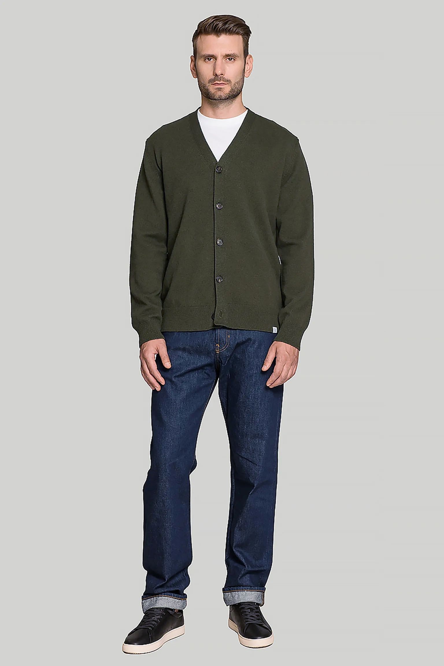 Кардиган NORSE PROJECTS Adam Merino Lambswool Cardigan з доставкою