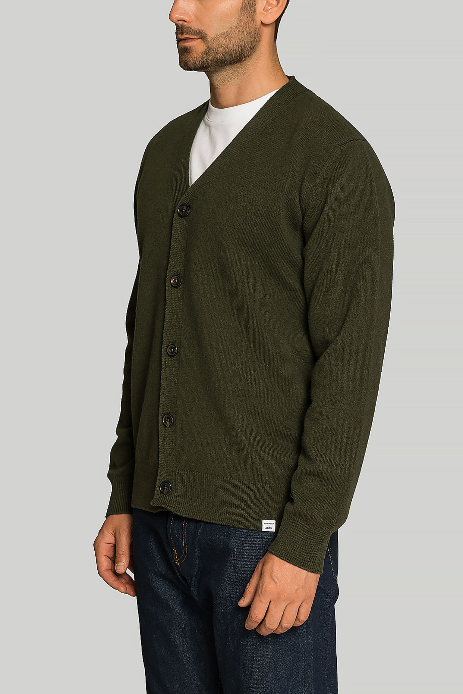 Кардиган NORSE PROJECTS Adam Merino Lambswool Cardigan