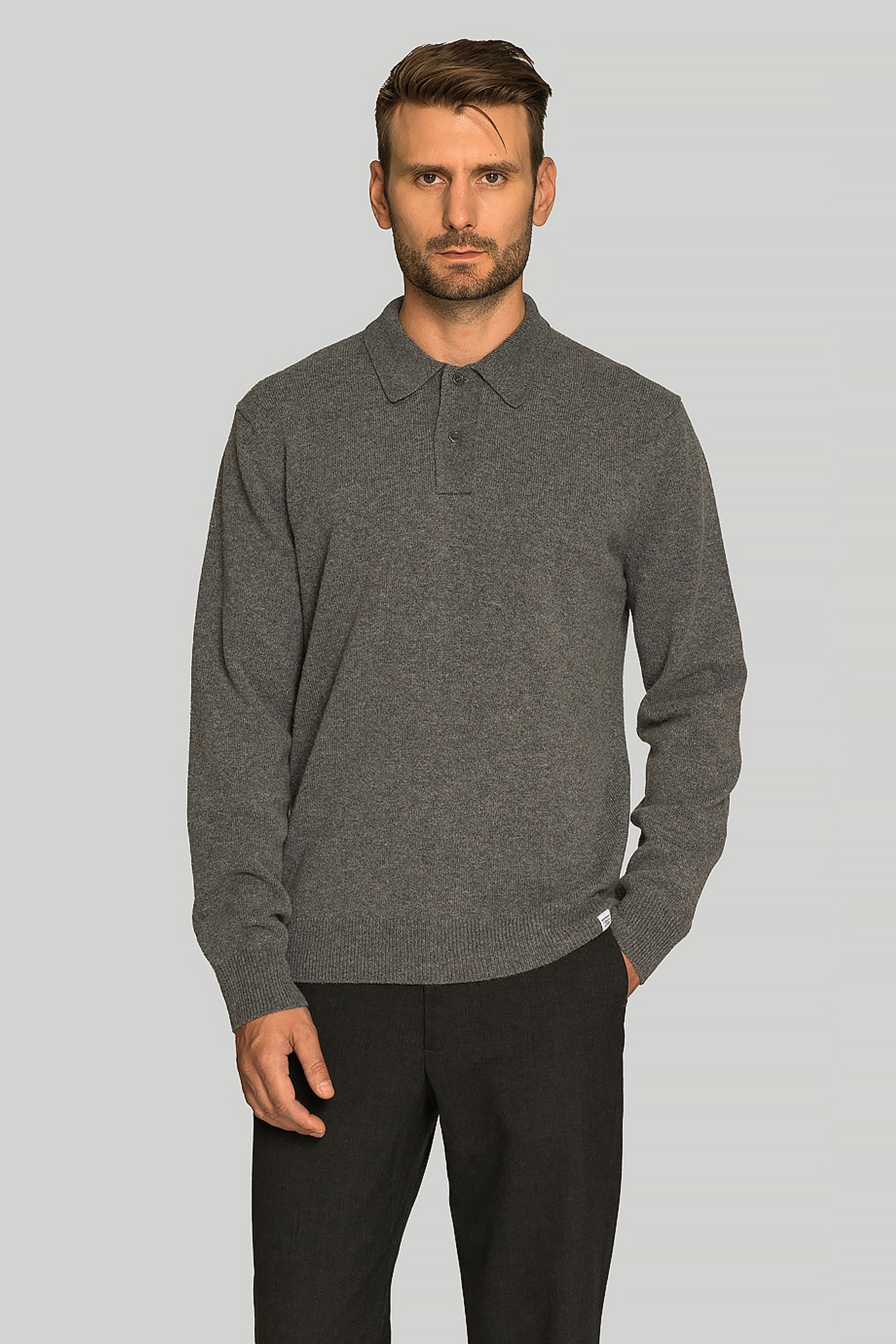 Поло NORSE PROJECTS Marco Merino Lambswool Polo купить