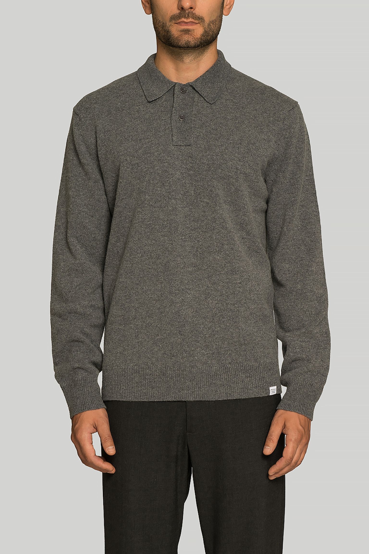 Поло NORSE PROJECTS Marco Merino Lambswool Polo с доставкой