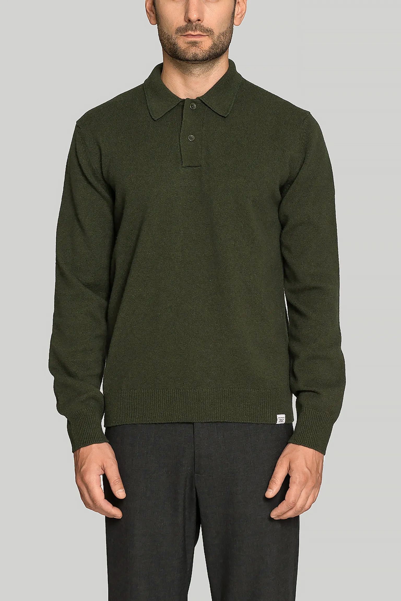 Стильные Поло NORSE PROJECTS Marco Merino Lambswool Polo