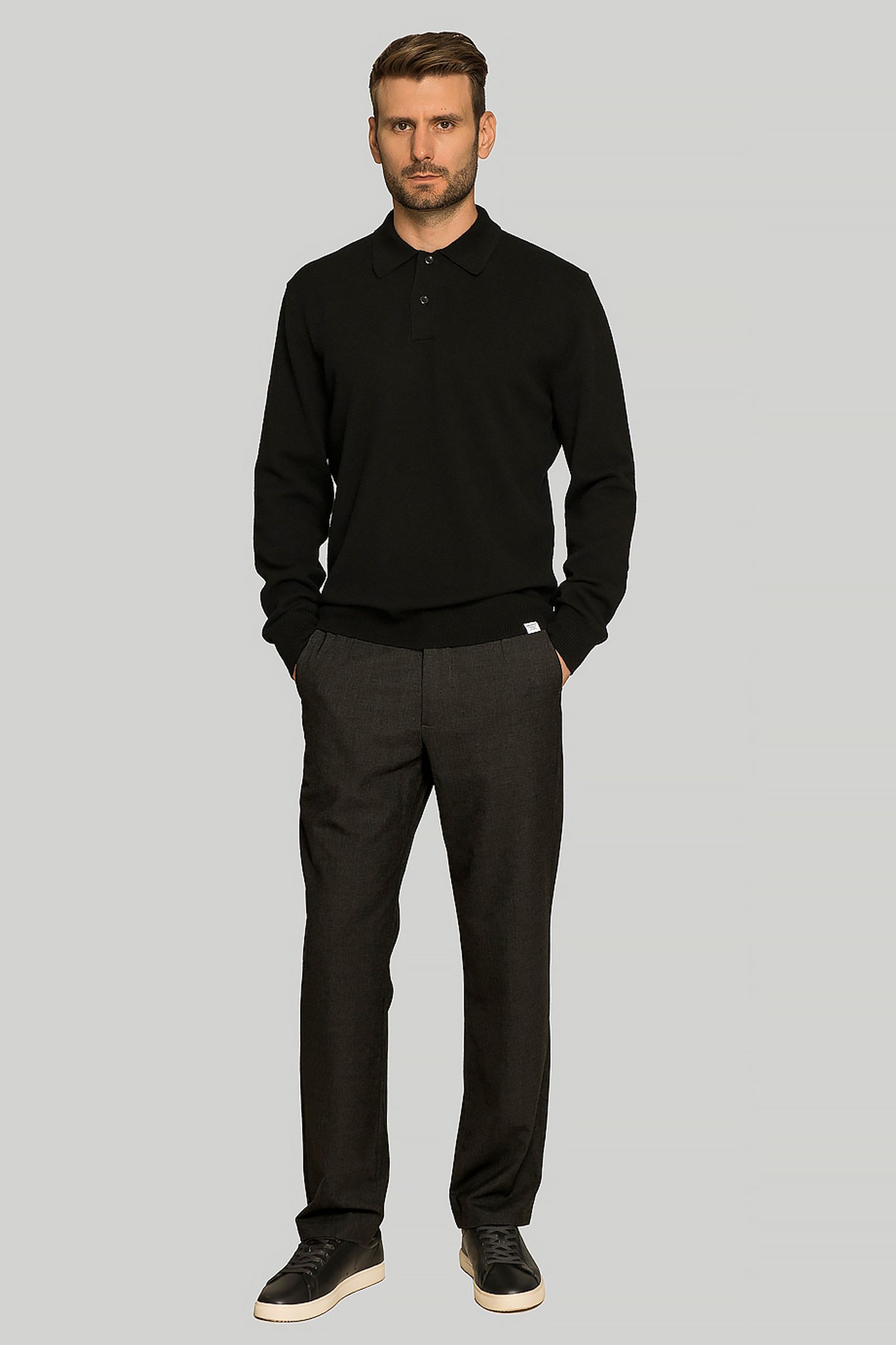Поло NORSE PROJECTS Marco Merino Lambswool Polo с доставкой