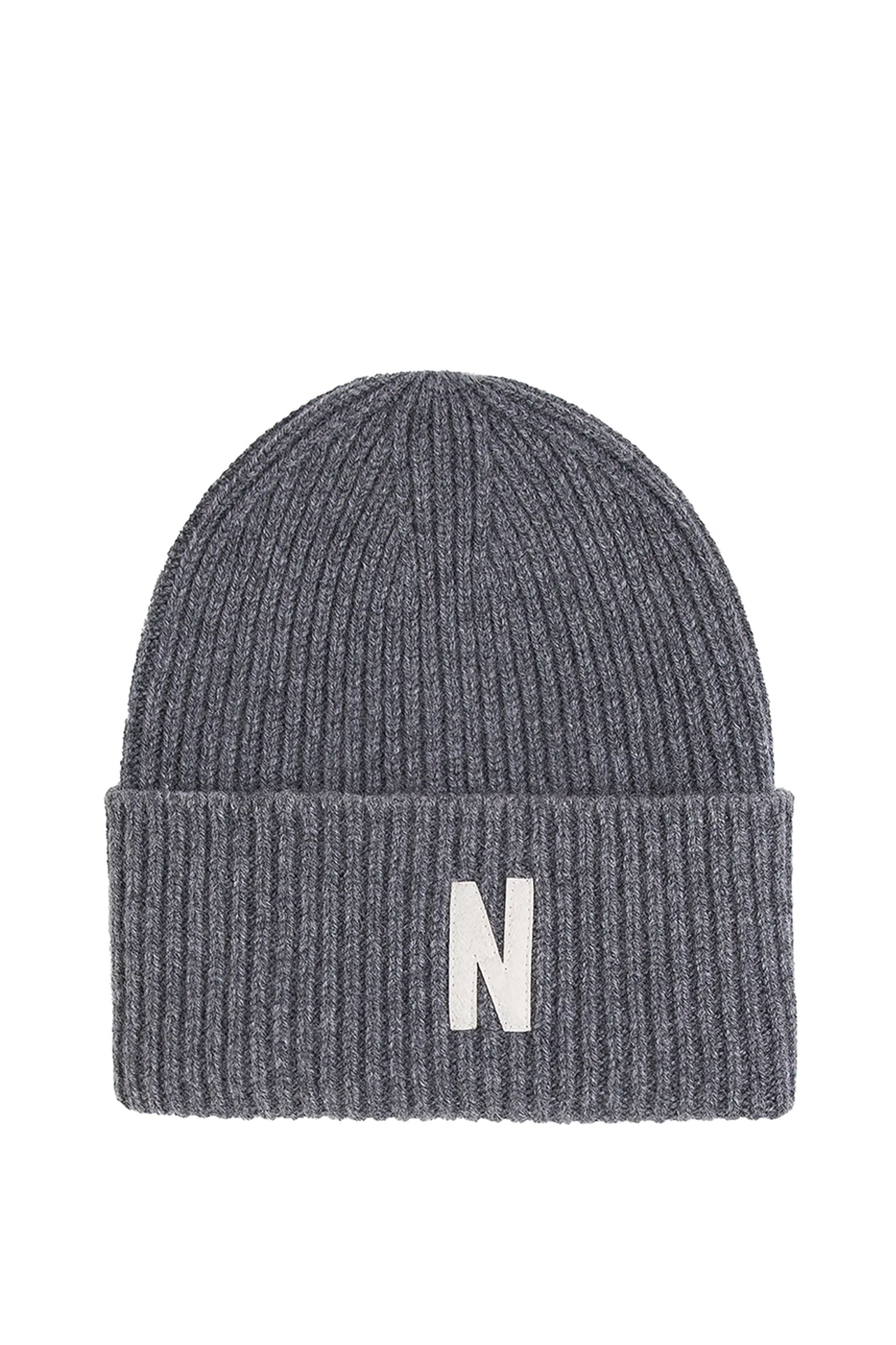 Шапка Merino Lambswool Rib N Logo Beanie купить