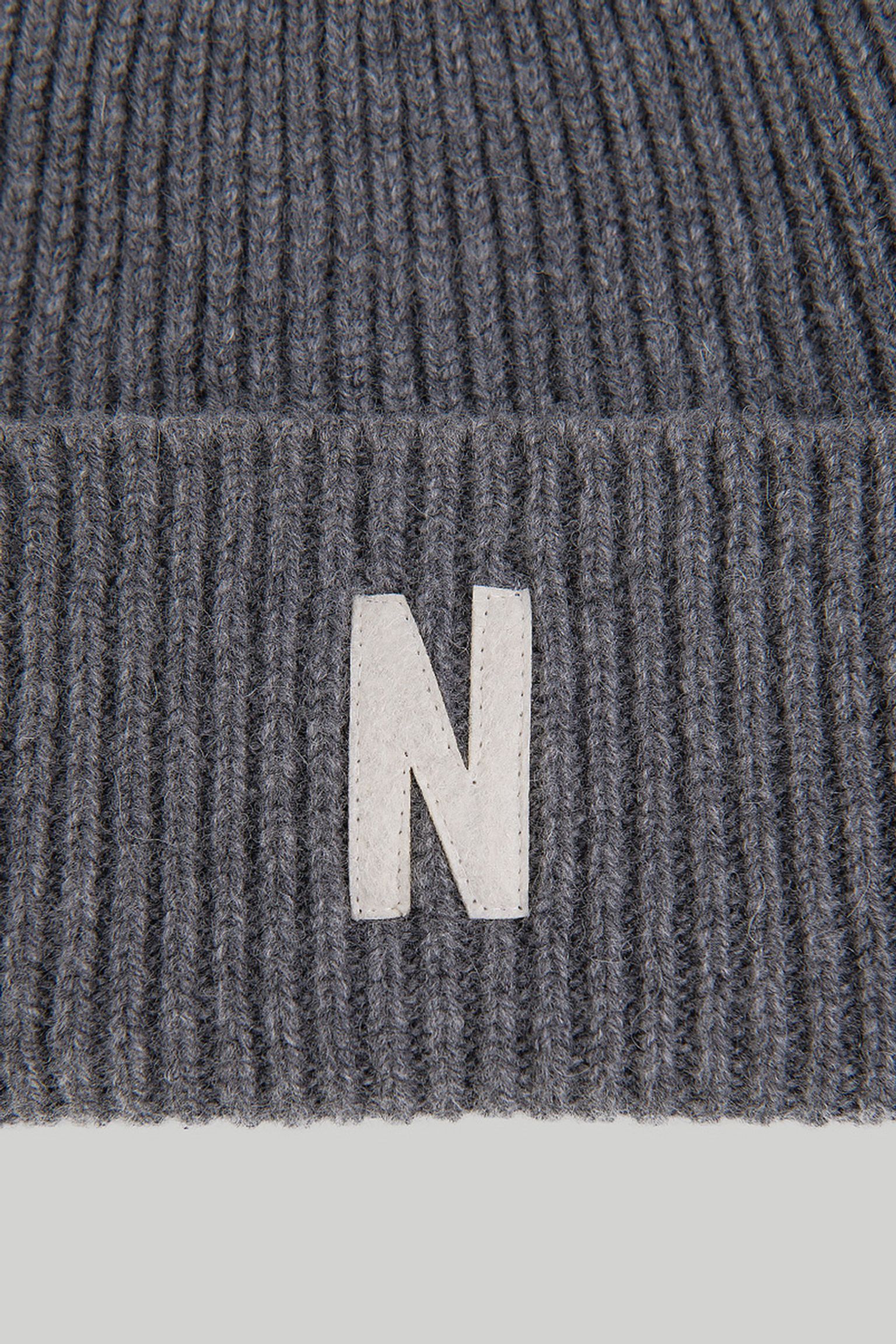 Шапка Merino Lambswool Rib N Logo Beanie