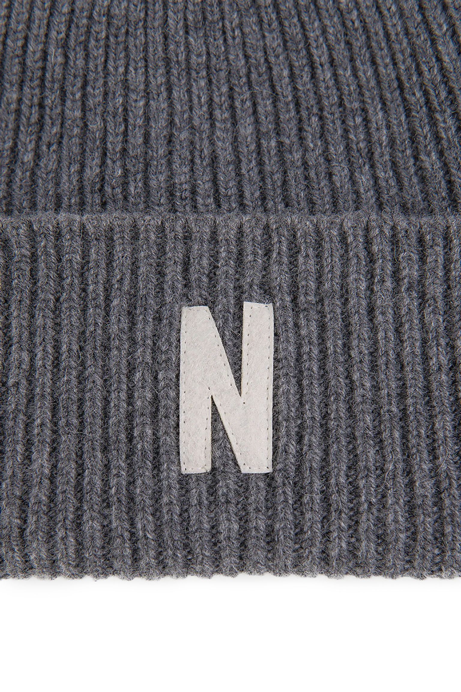 Шапка Merino Lambswool Rib N Logo Beanie с доставкой