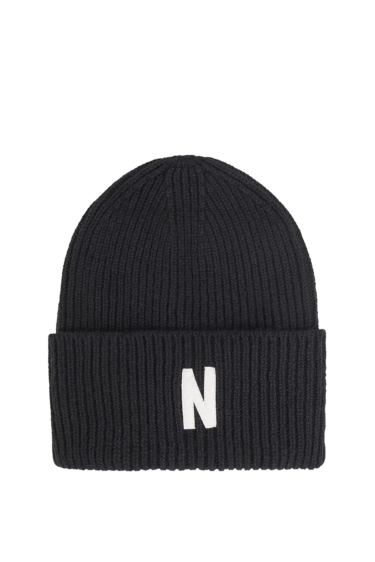 Шапка Merino Lambswool Rib N Logo Beanie купить