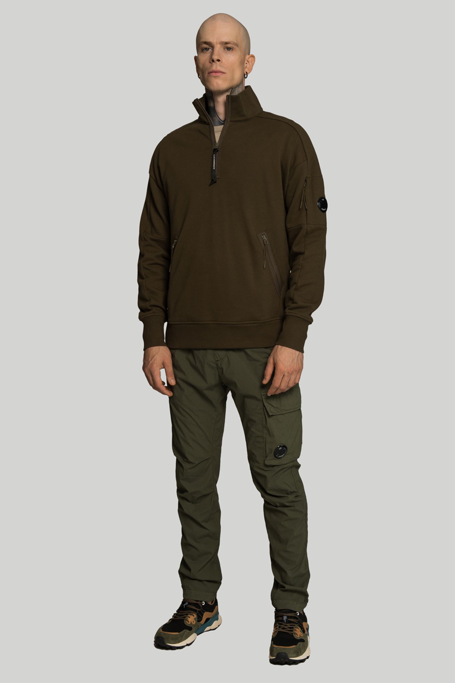 Світшот FLEECE STAND COLLAR SWEATSHIRT купити в Україні