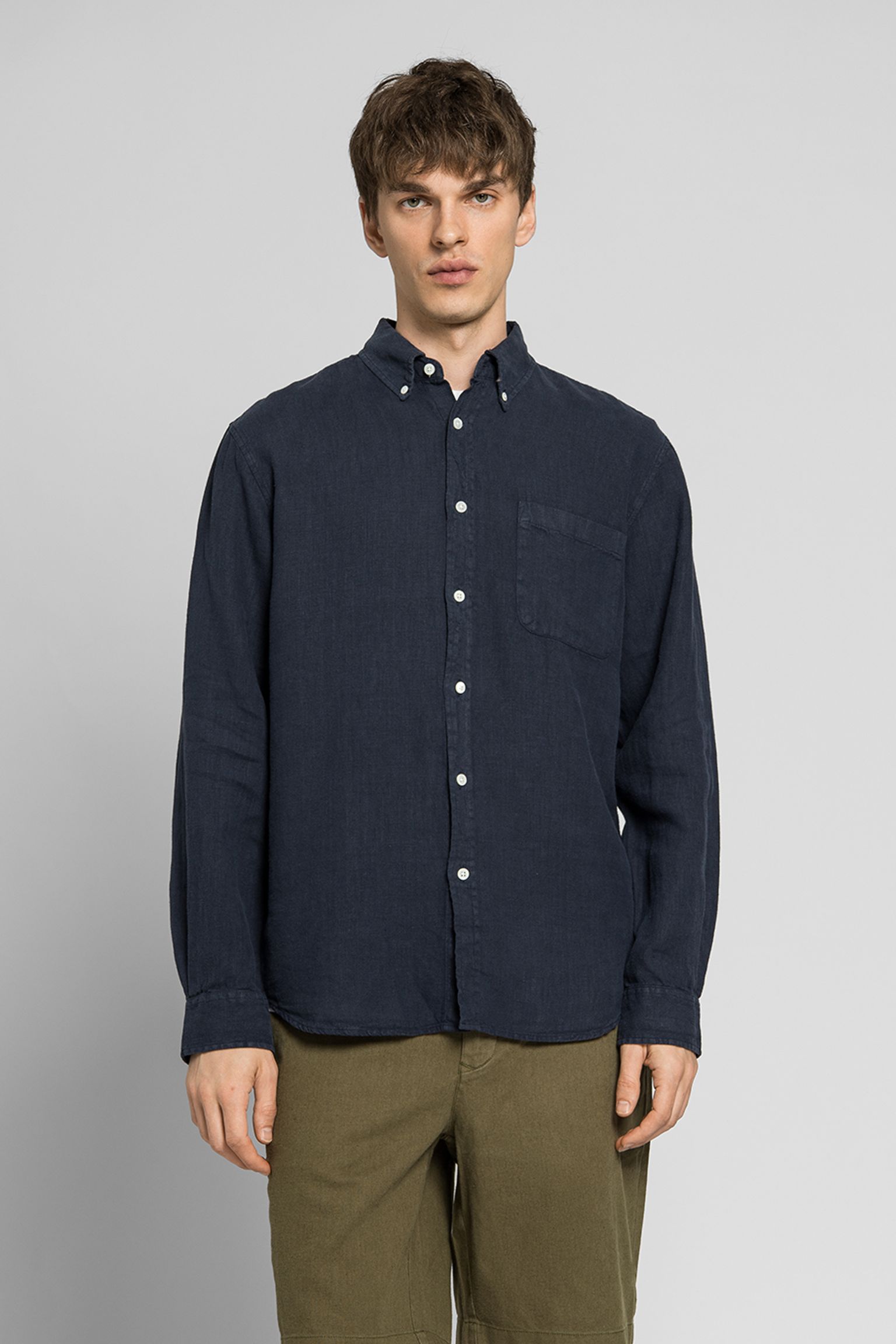 Рубашка BUTTON DOWN PURE LINEN