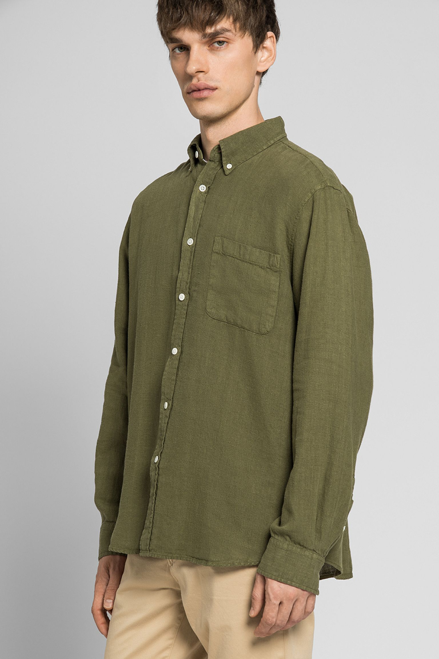 Стильні Сорочка C.O.F. Studio BUTTON DOWN PURE LINEN