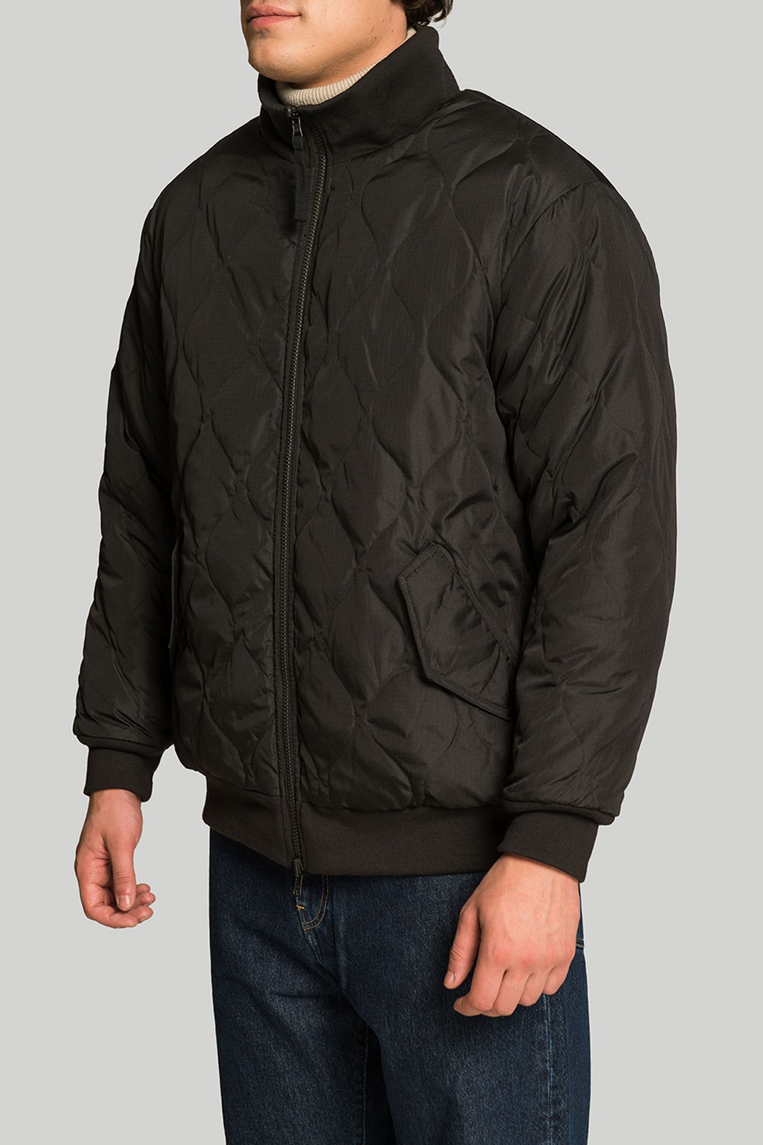 Стильні Пуховик MILITARY RVSB HI NECK JKT