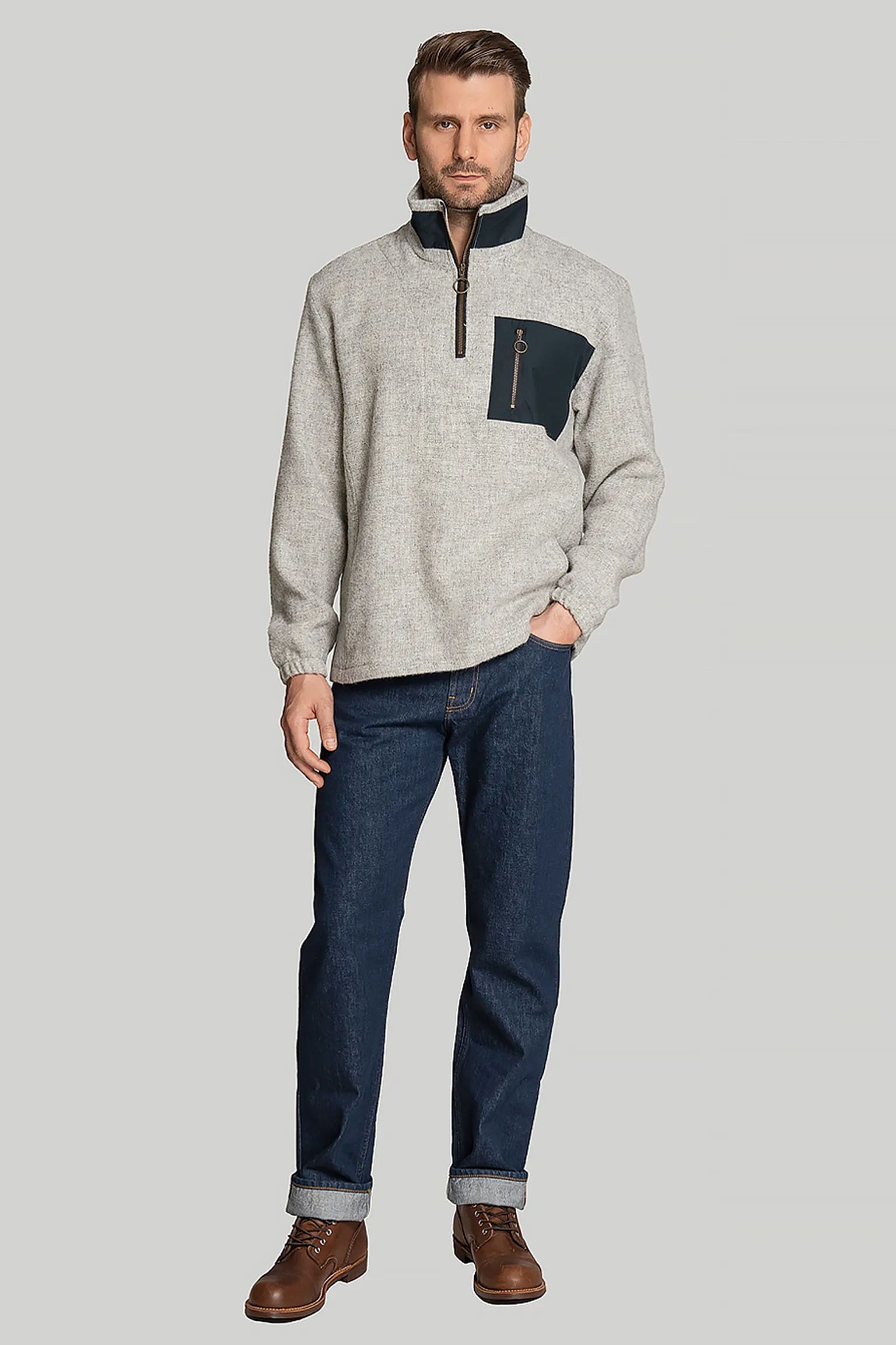 Свитер   Zip Pocket Wool Fleece с доставкой