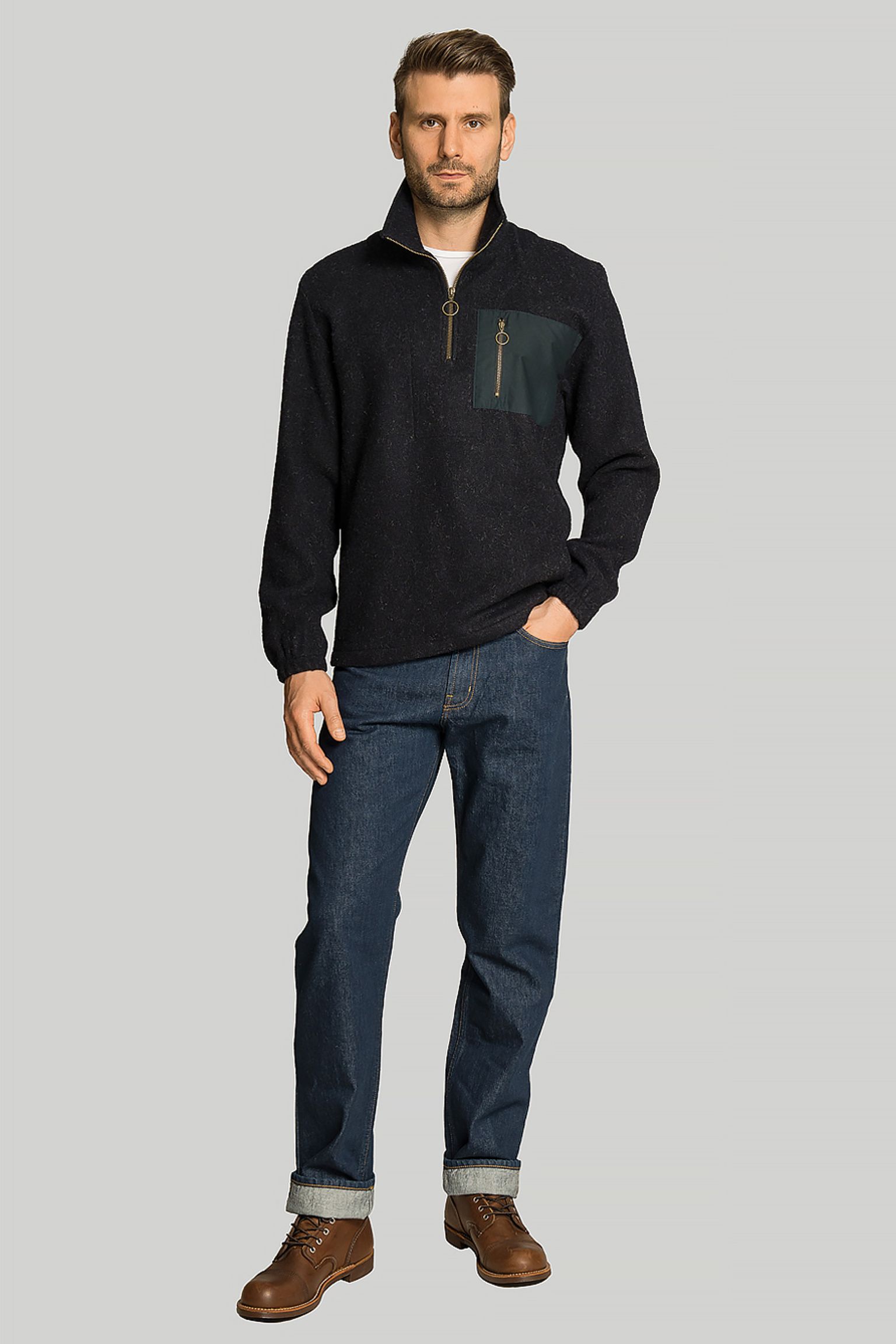 Свитер   Zip Pocket Wool Fleece с доставкой