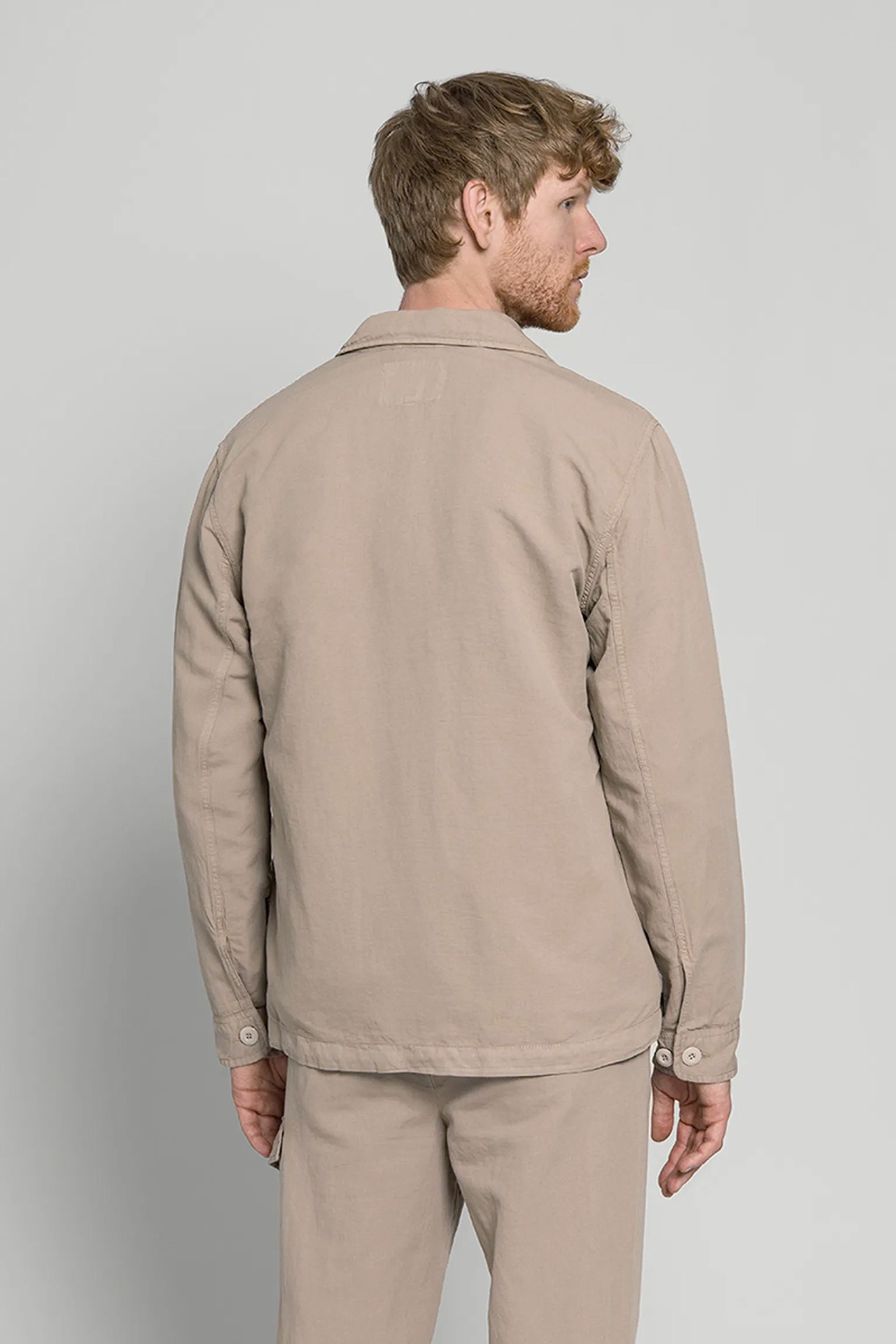 Стильні Овершот Woolrich COTTON LINEN SAFARI OVERSHIRT
