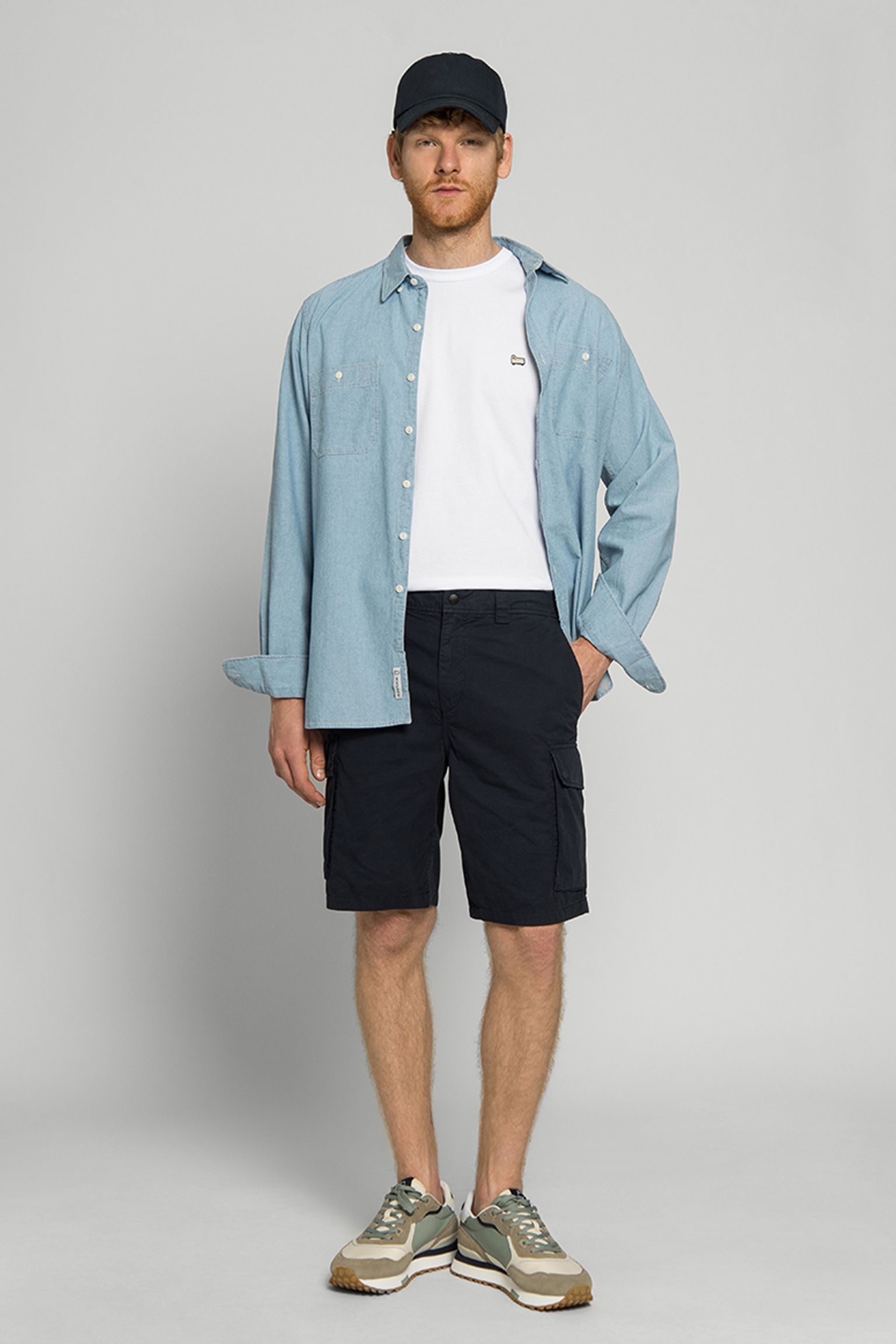 Рубашка Woolrich CHAMBRAY UTILITY SHIRT с доставкой