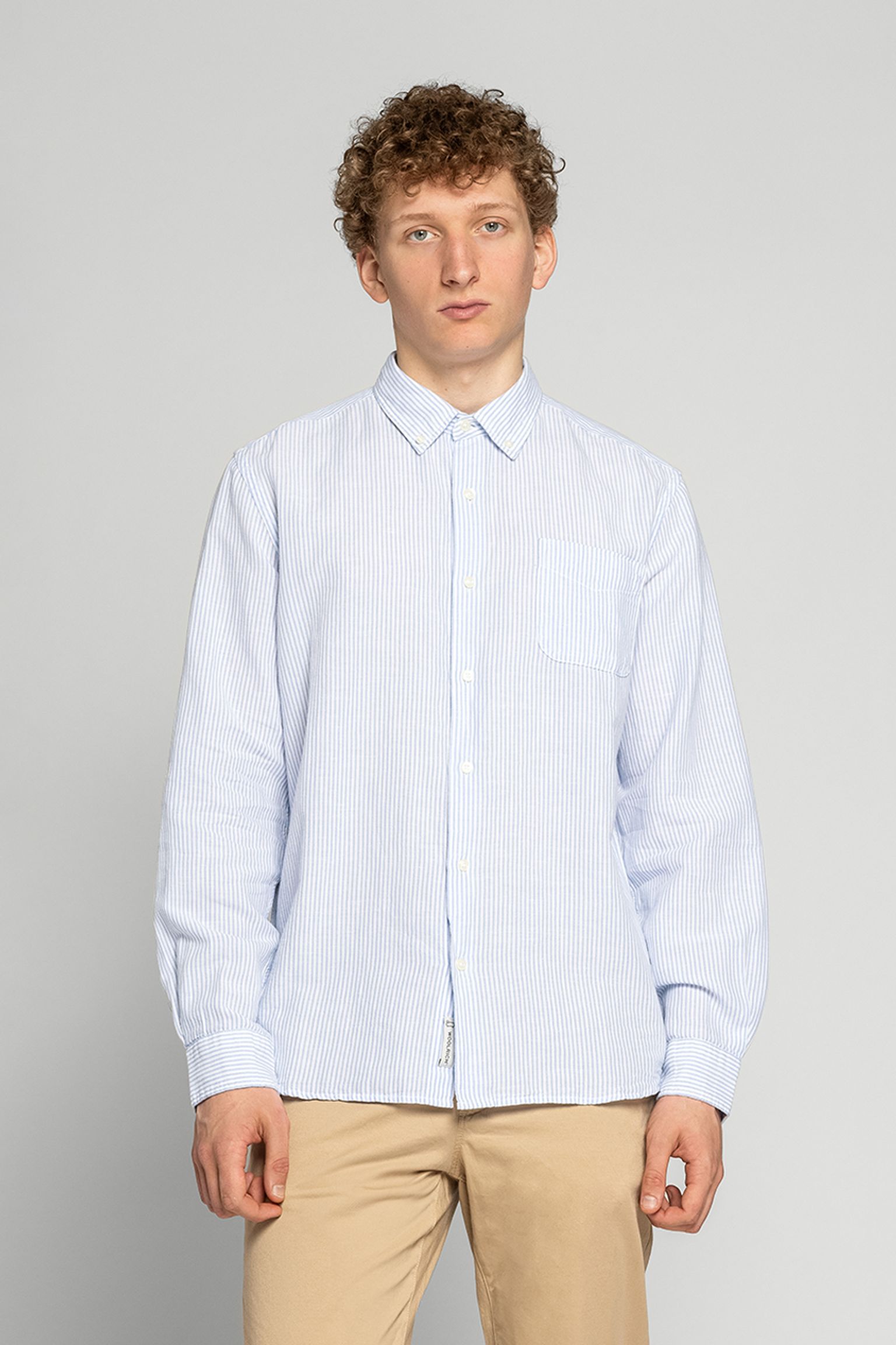 Рубашка Woolrich BOTTON DOWN LINEN SHIRT купить в Украине