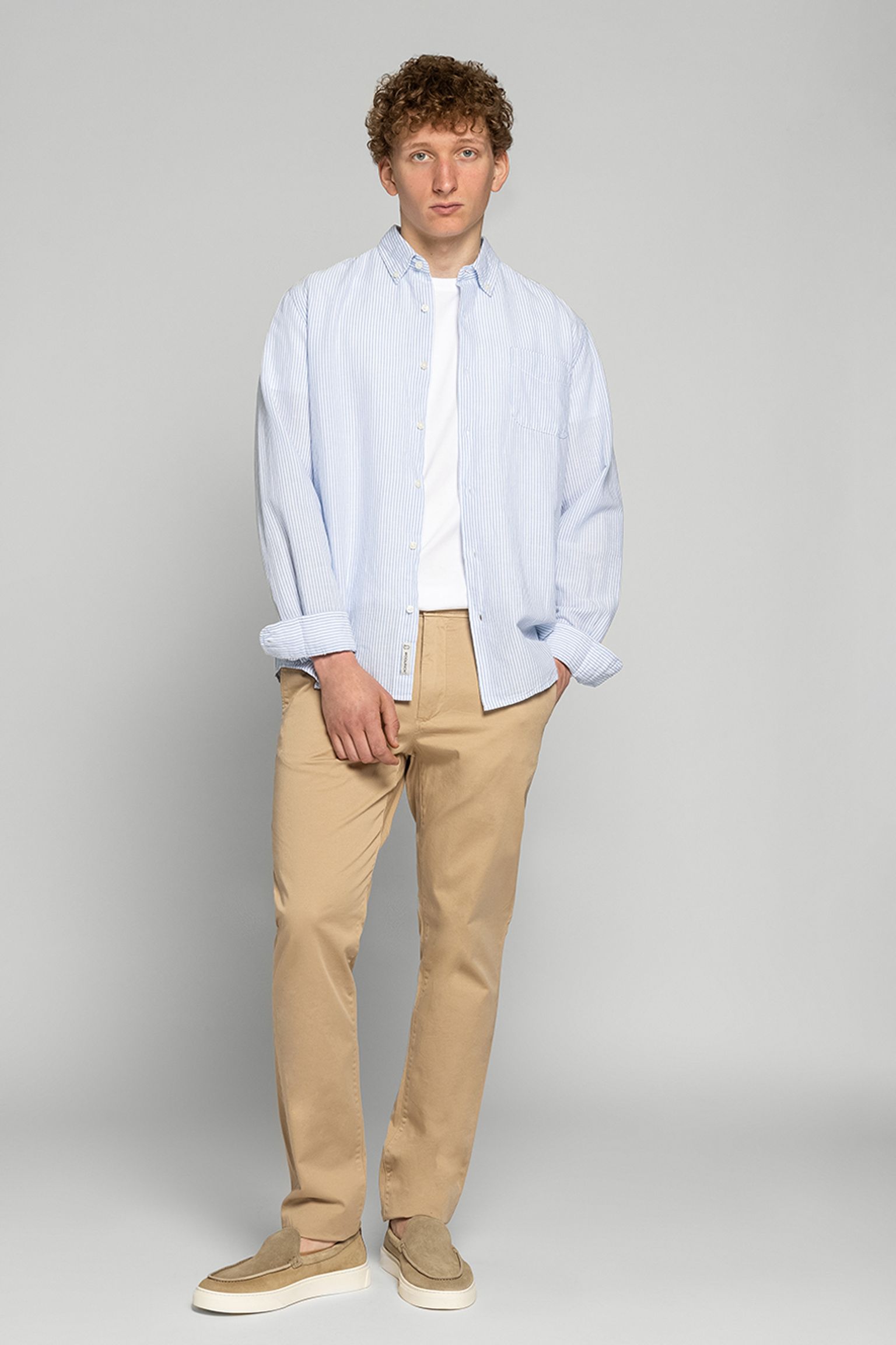 Рубашка BOTTON DOWN LINEN SHIRT