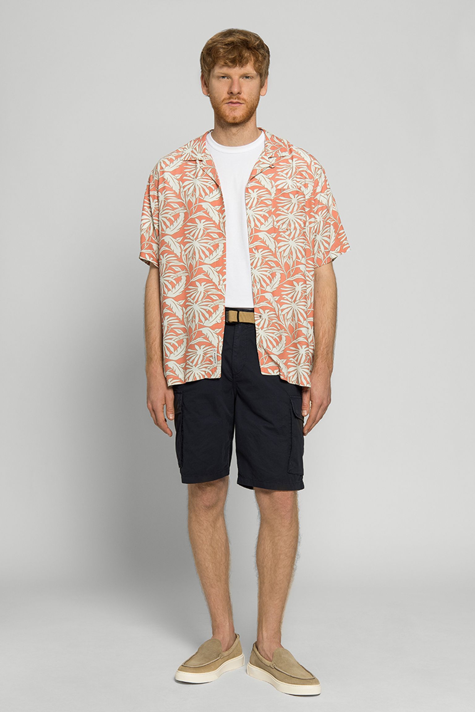 Рубашка TROPICAL PRINT BOWLING SHIRT