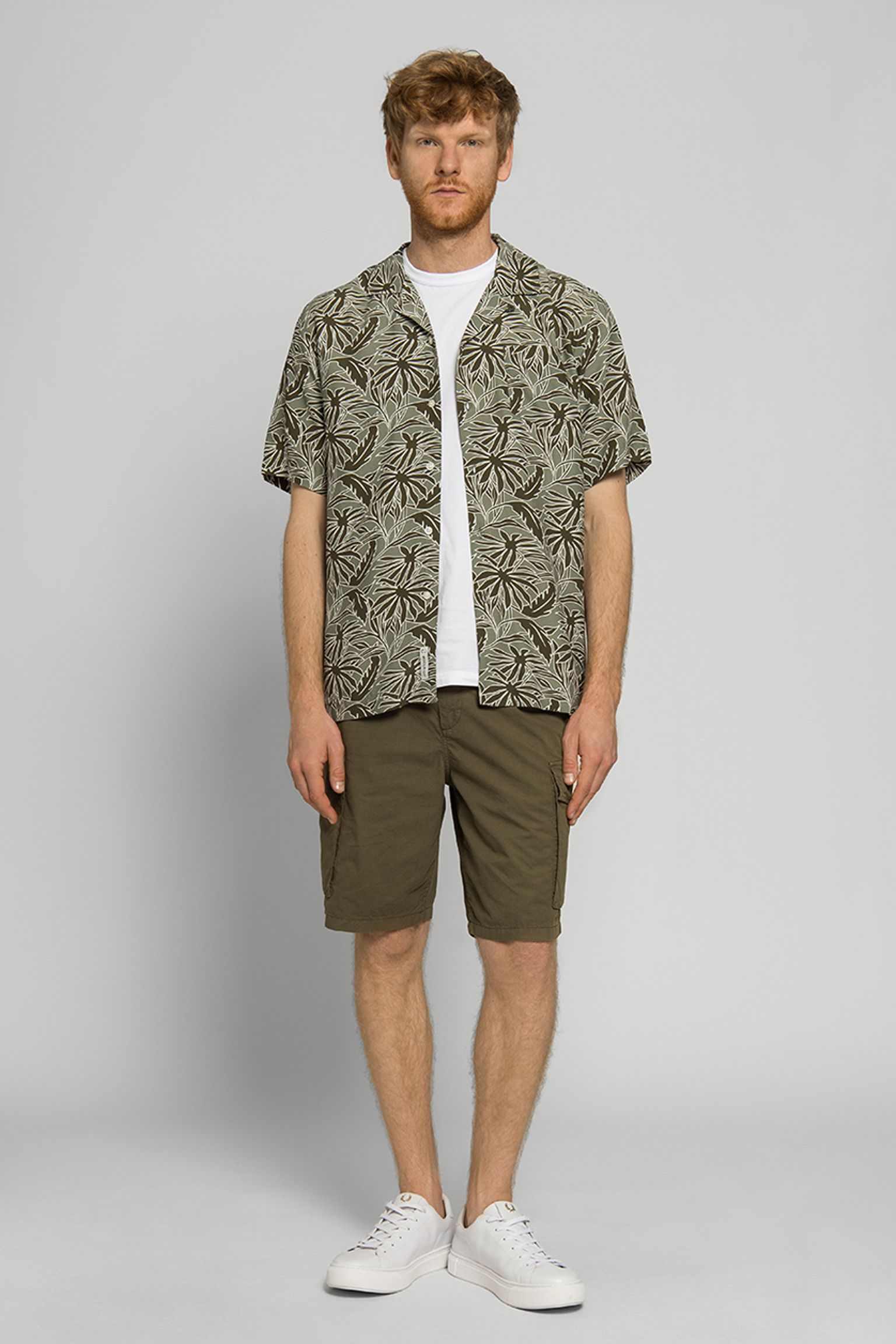 Рубашка TROPICAL PRINT BOWLING SHIRT