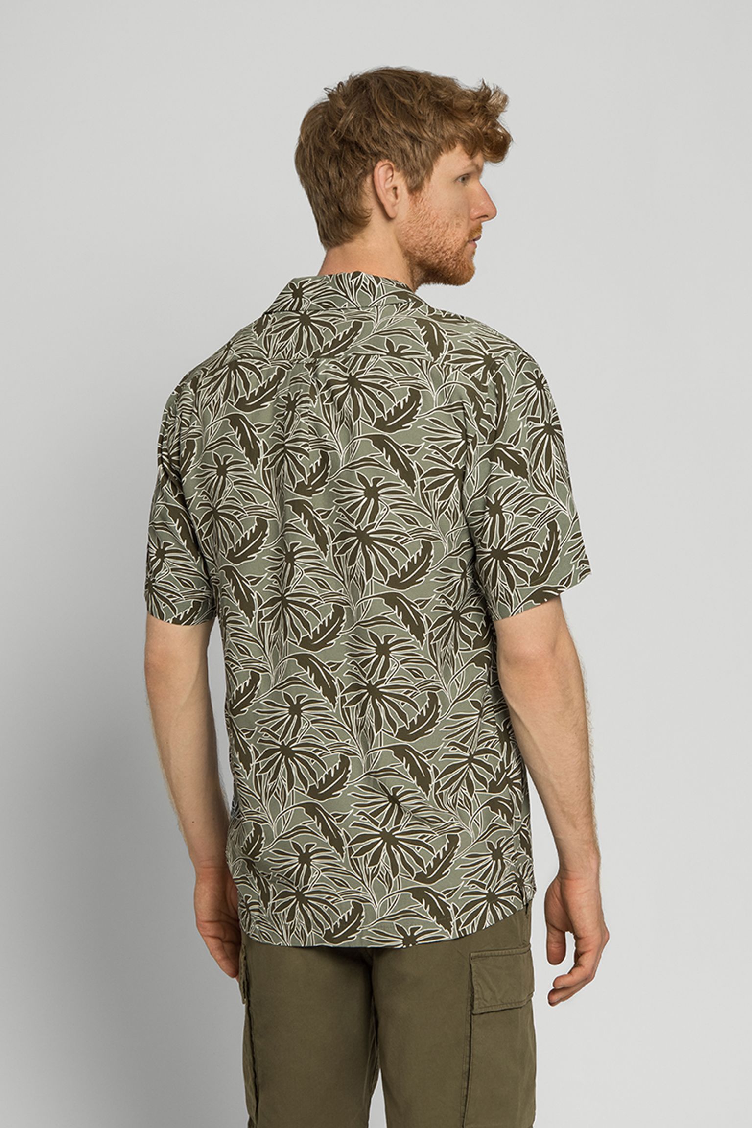 Рубашка TROPICAL PRINT BOWLING SHIRT