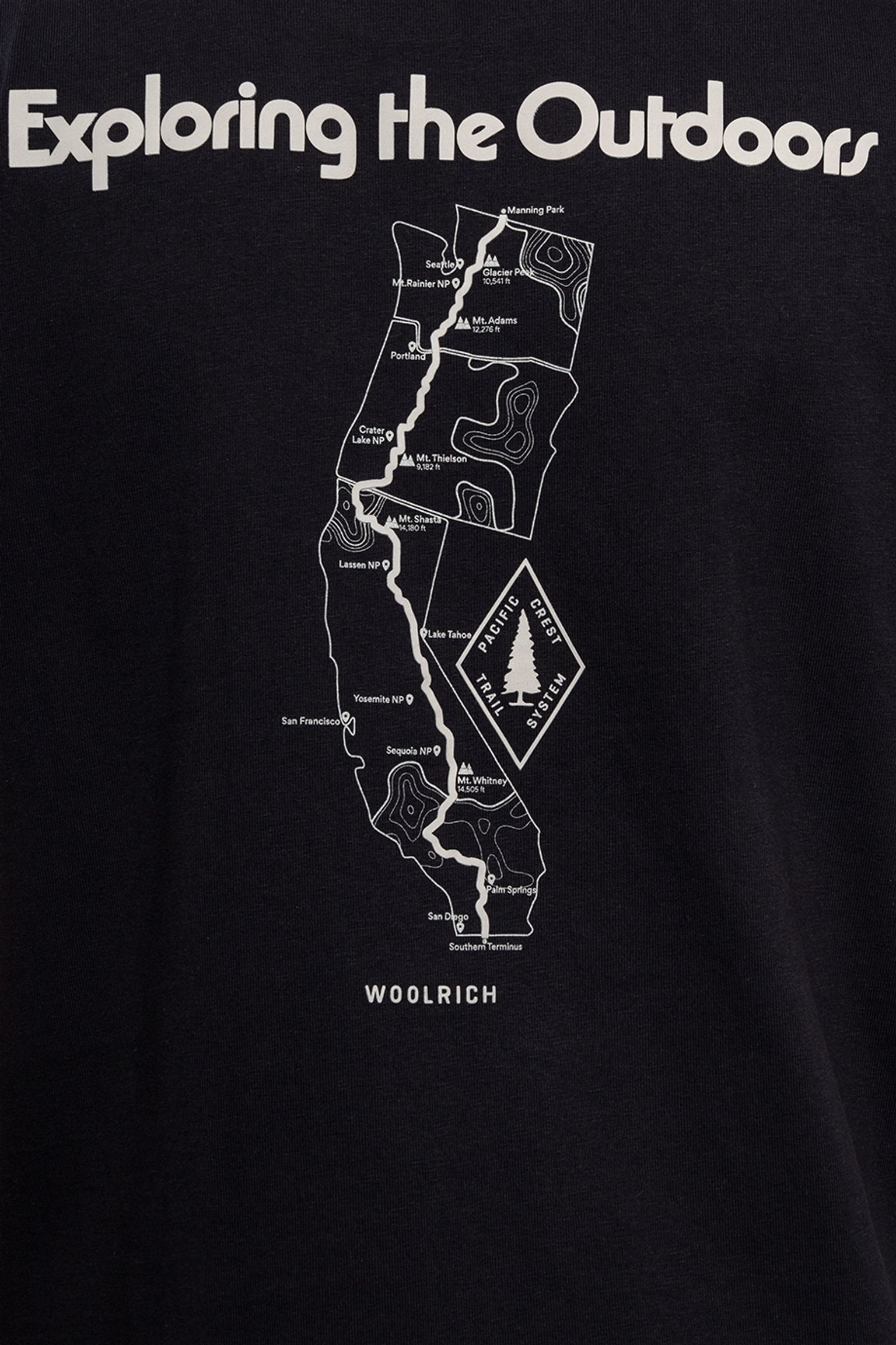 Широкий вибір Футболка Woolrich TRAIL T-SHIRT