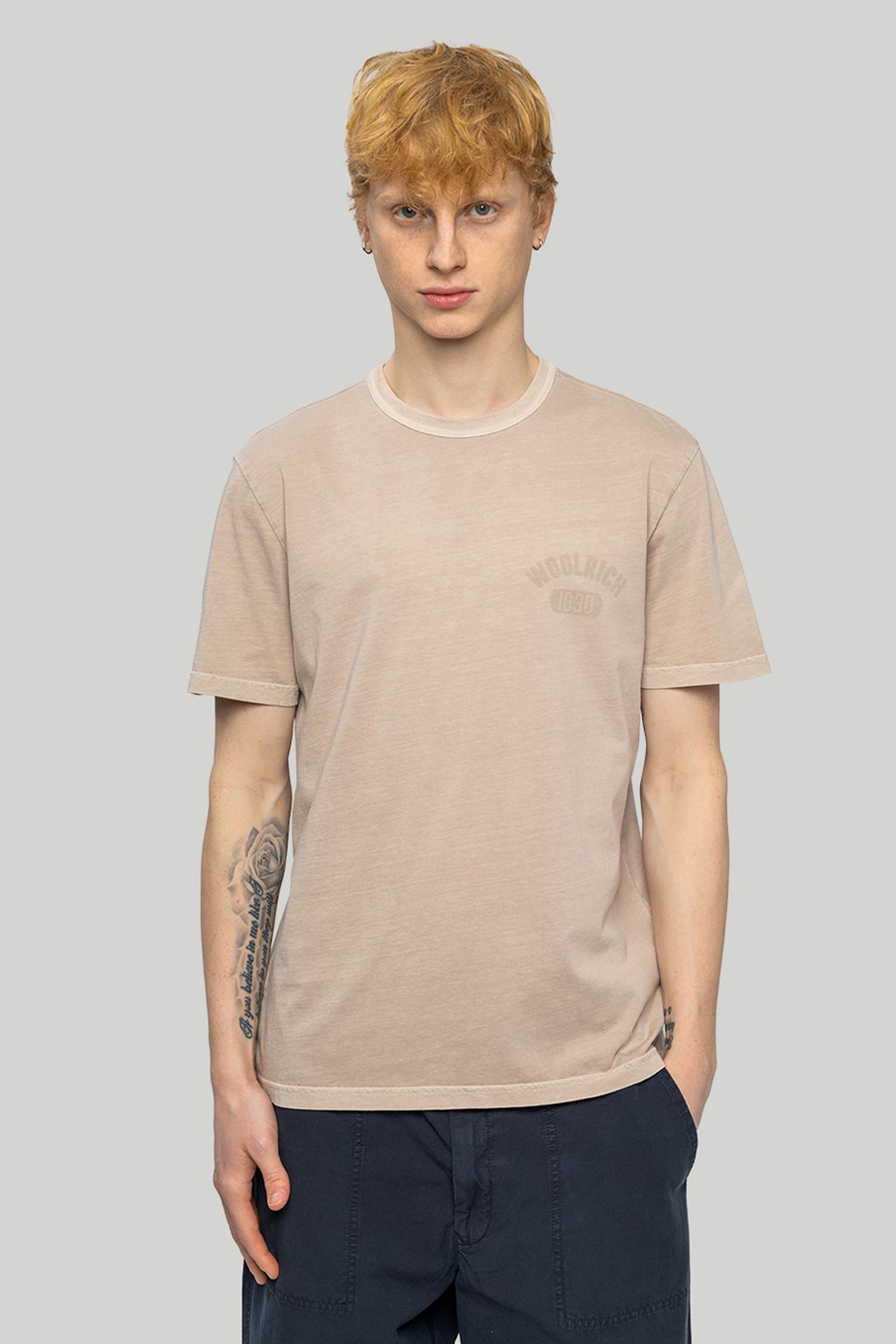 Футболка GARMENT DYED LOGO T-SHIRT