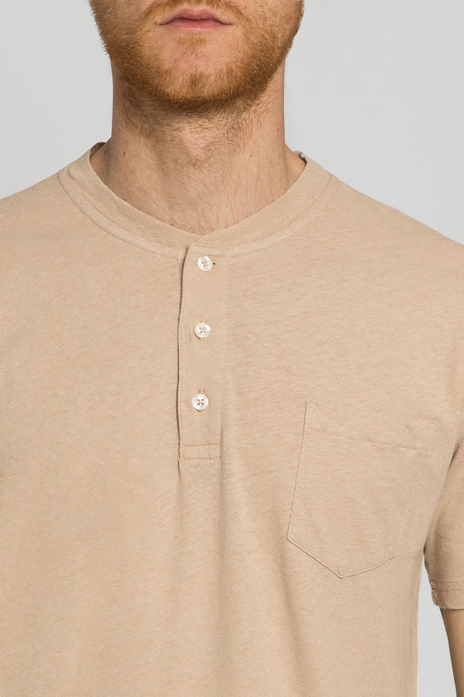 Широкий выбор Футболка Woolrich HENLEY T-SHIRT