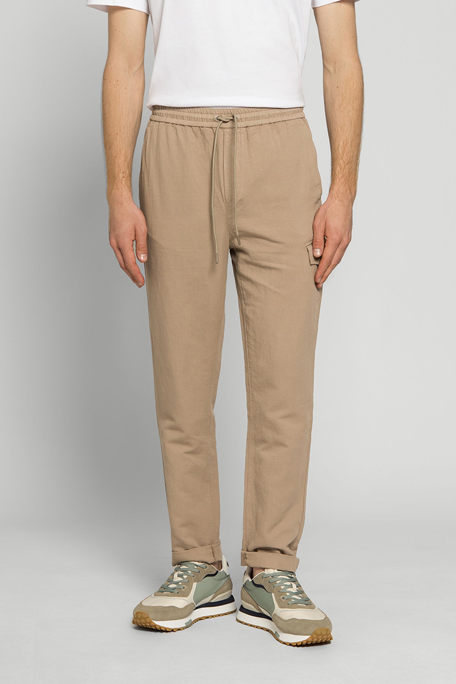 Брюки Woolrich COTTON LINEN PANT с доставкой