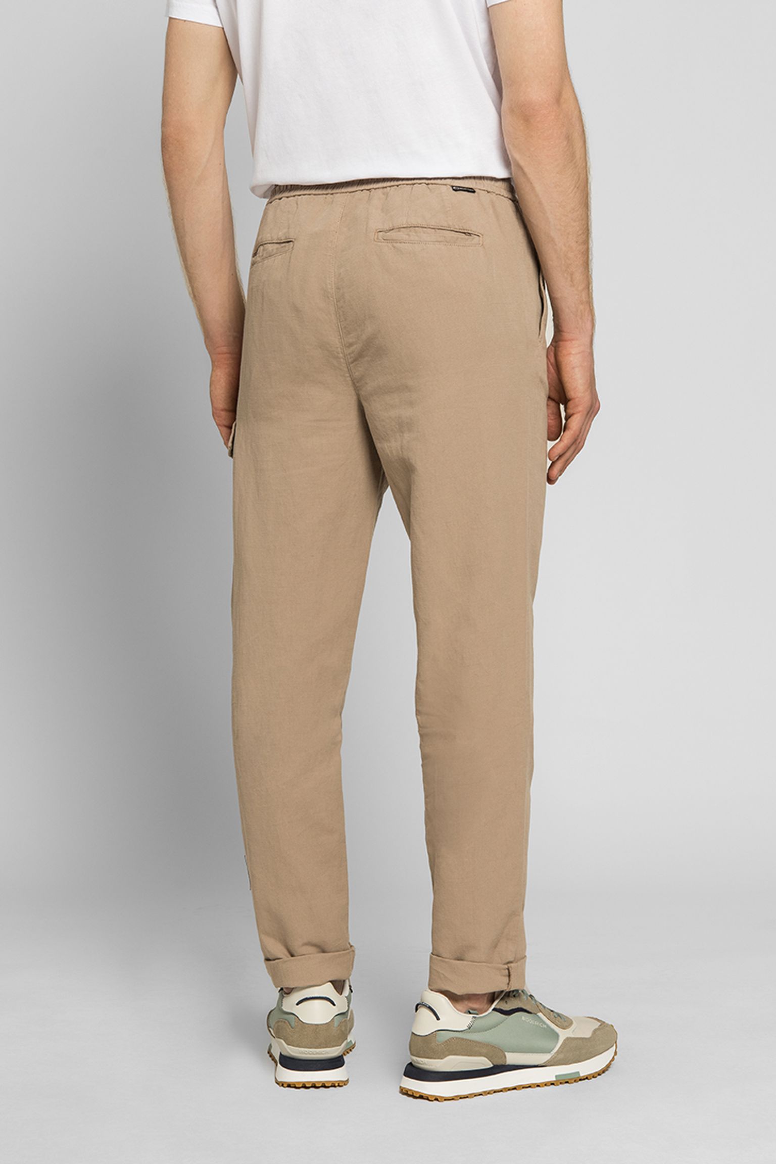 Стильные Брюки Woolrich COTTON LINEN PANT