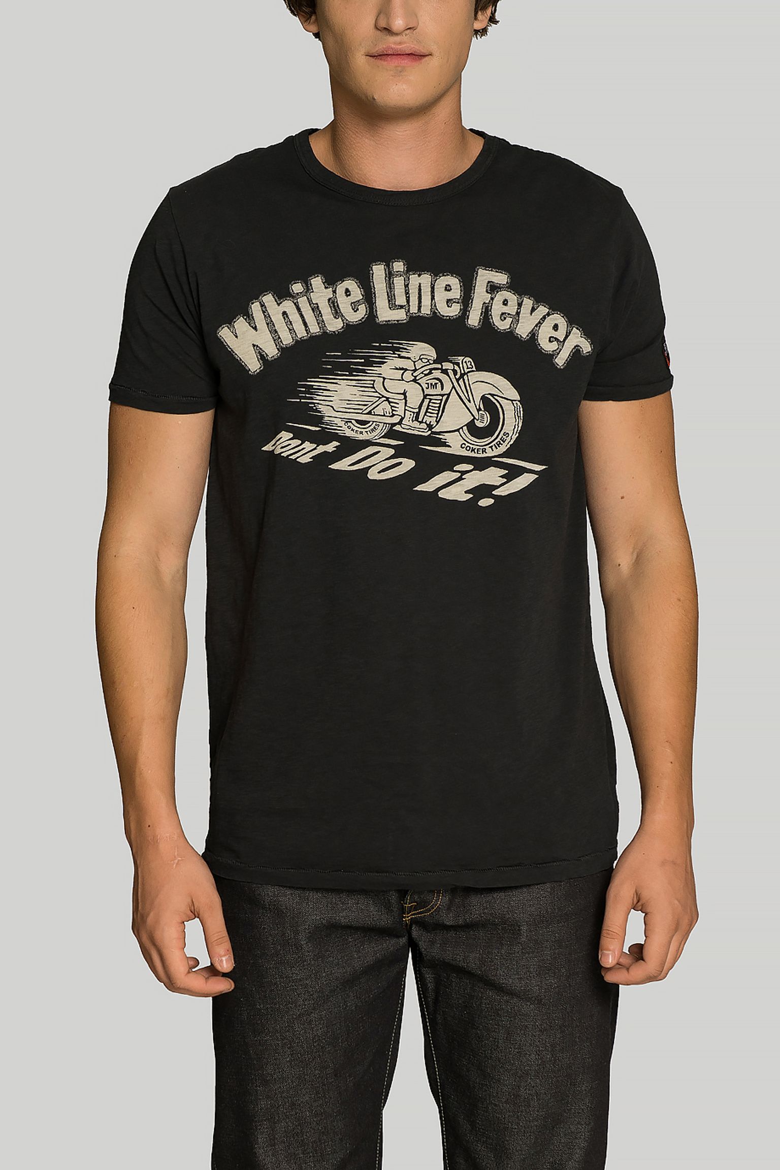 Стильные Футболка Johnson Motors WHITE LINES