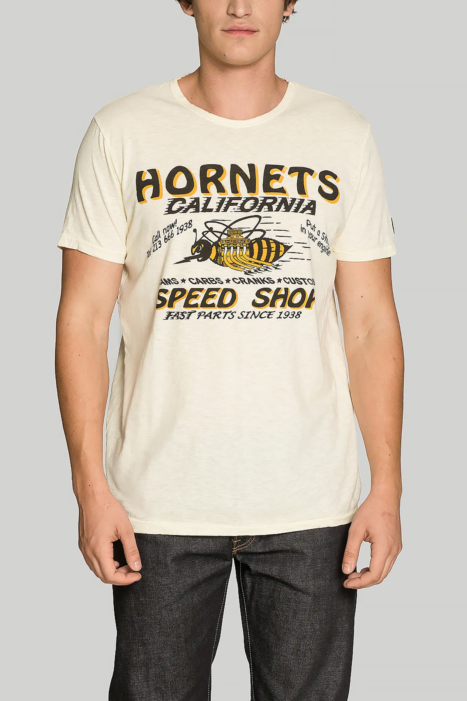 Стильные Футболка Johnson Motors SPEED SHOP