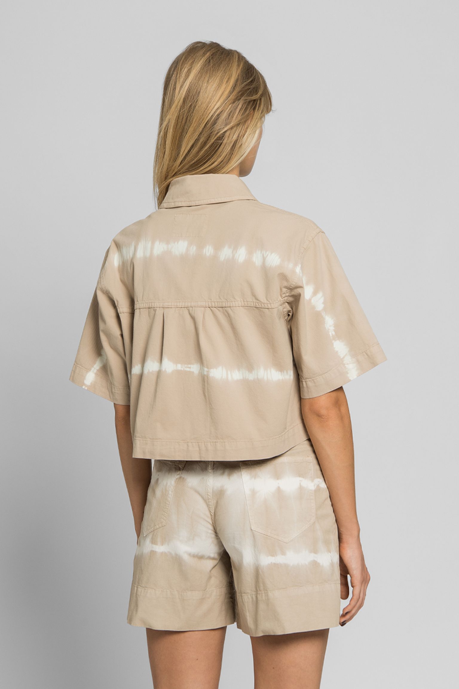 Рубашка COTTON TWILL TIE DYE OVERSHIRT с доставкой