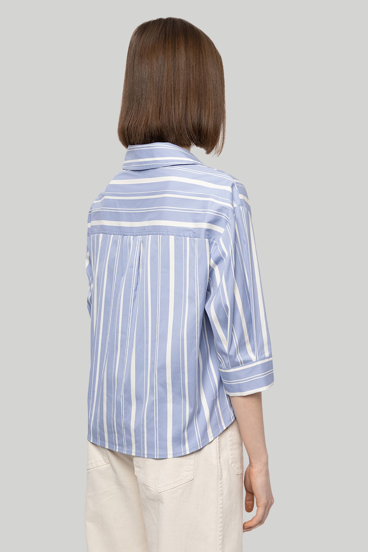 Стильні Блуза Woolrich STRIPE POPLIN BLOUSE