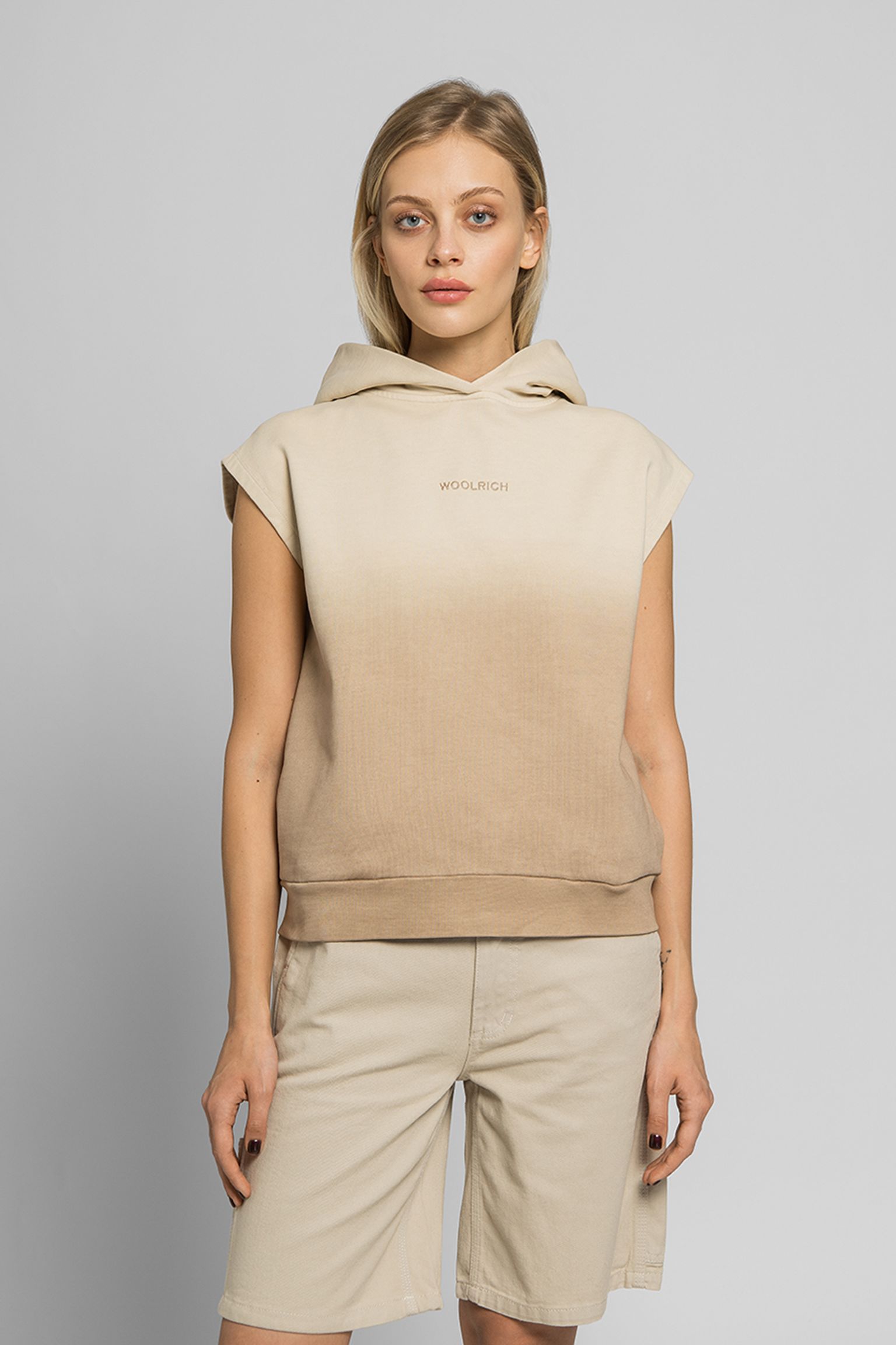 Худи Woolrich DIP DYE SLEEVELESS HOODIE купить в Украине