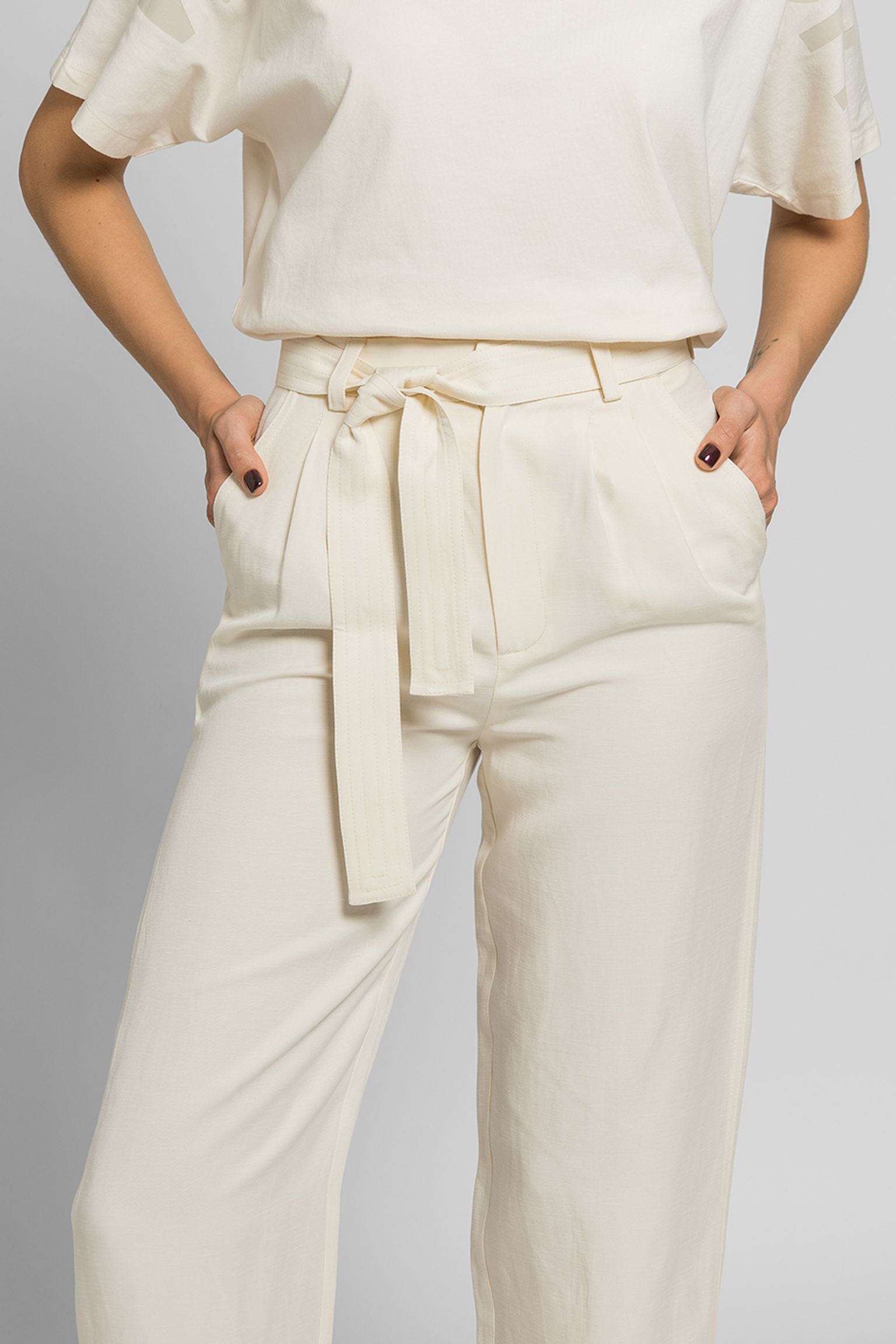 Стильные Брюки Woolrich VISCOSE LINEN PANT