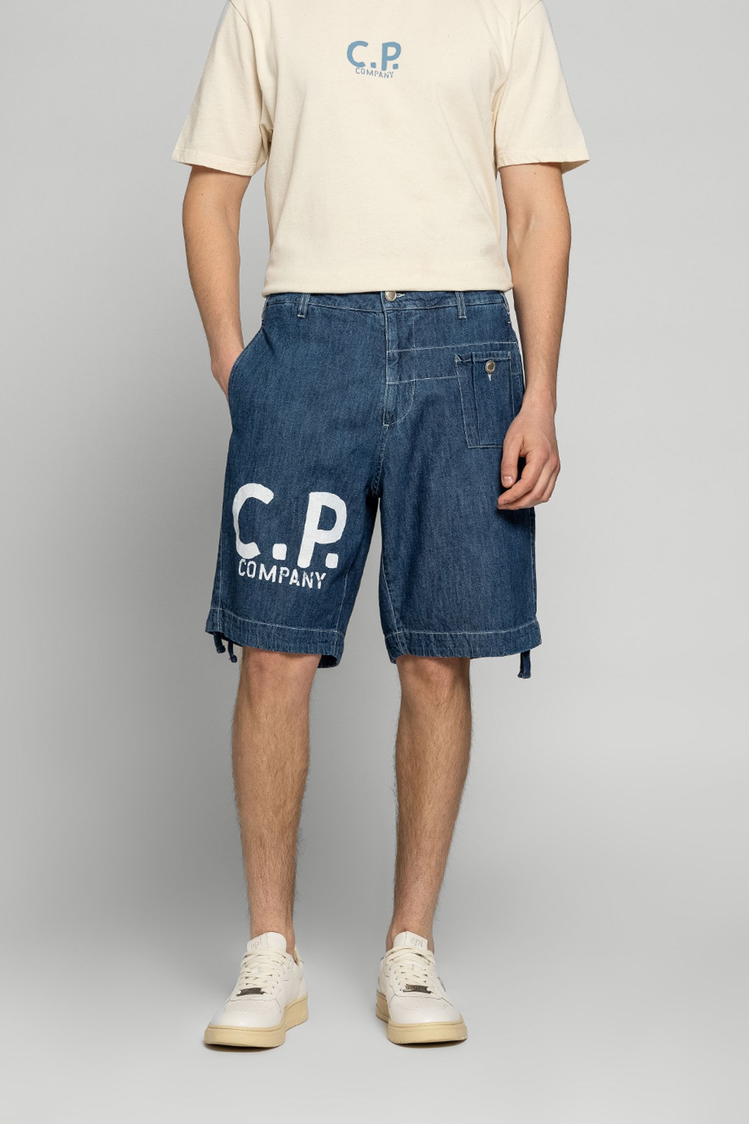 Шорты C.P. Company BLU UTILITY SHORTS купить в Украине
