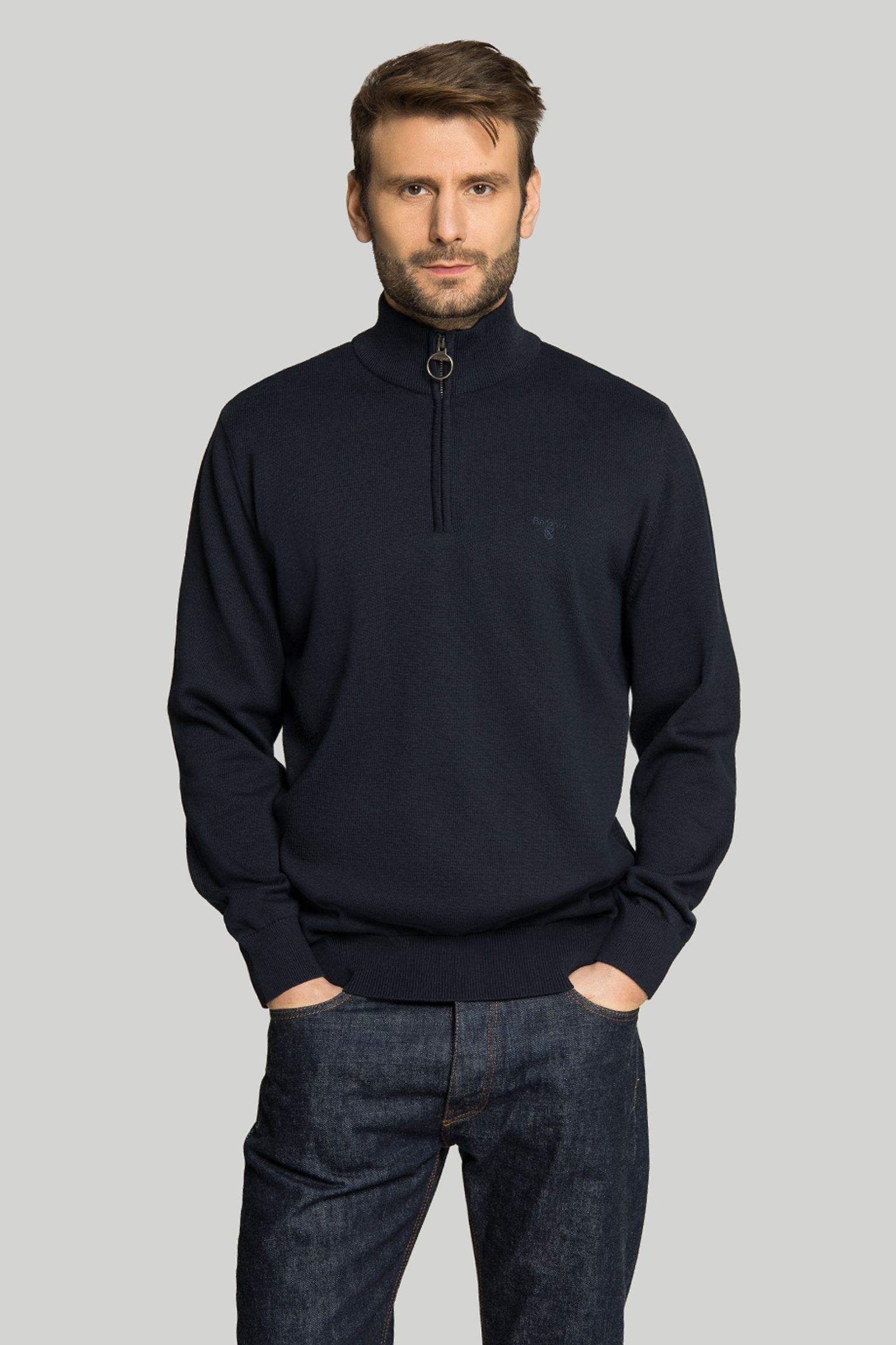 Свитер COTTON HALF ZIP