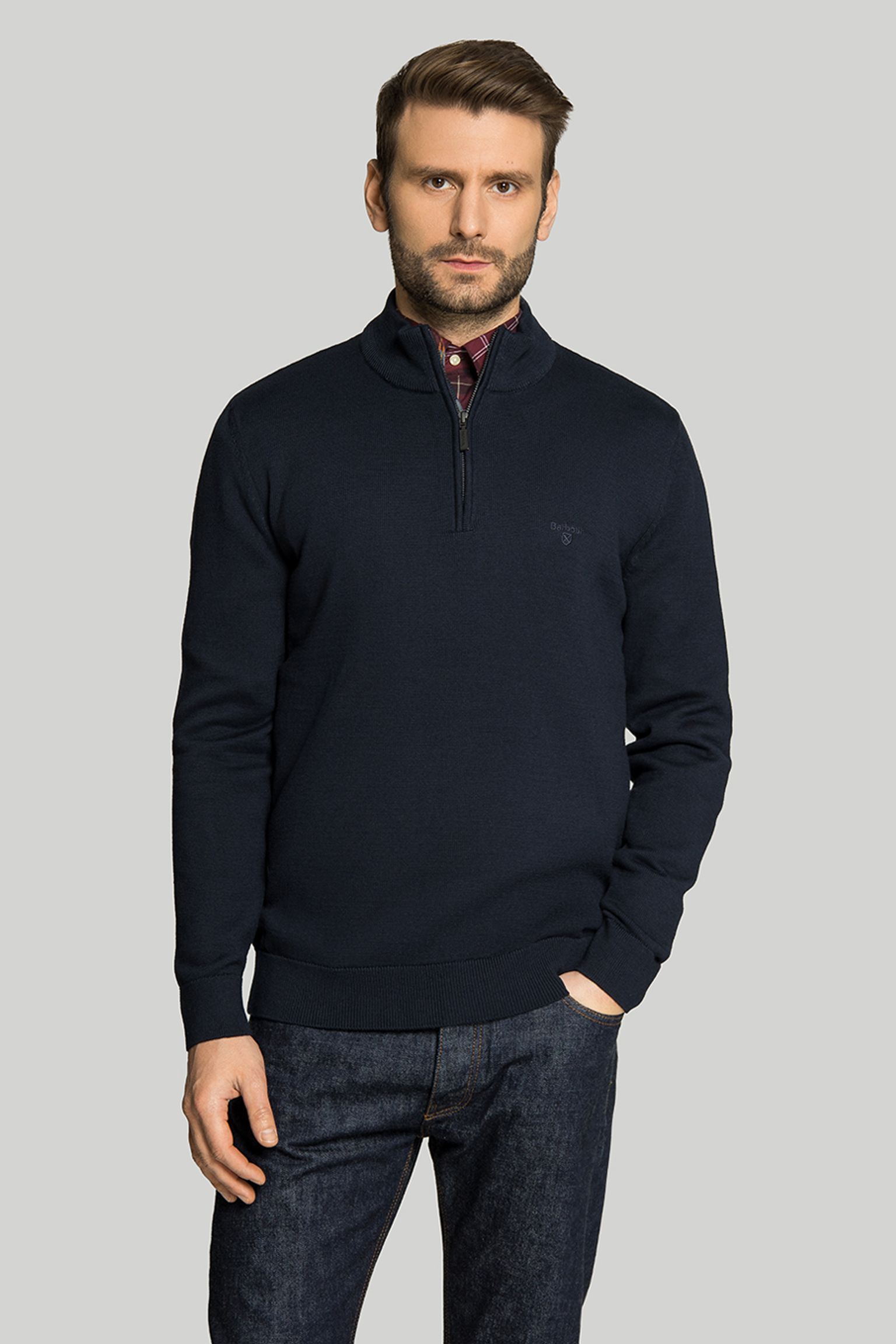 Свитер BARBOUR COTTON HALF ZIP