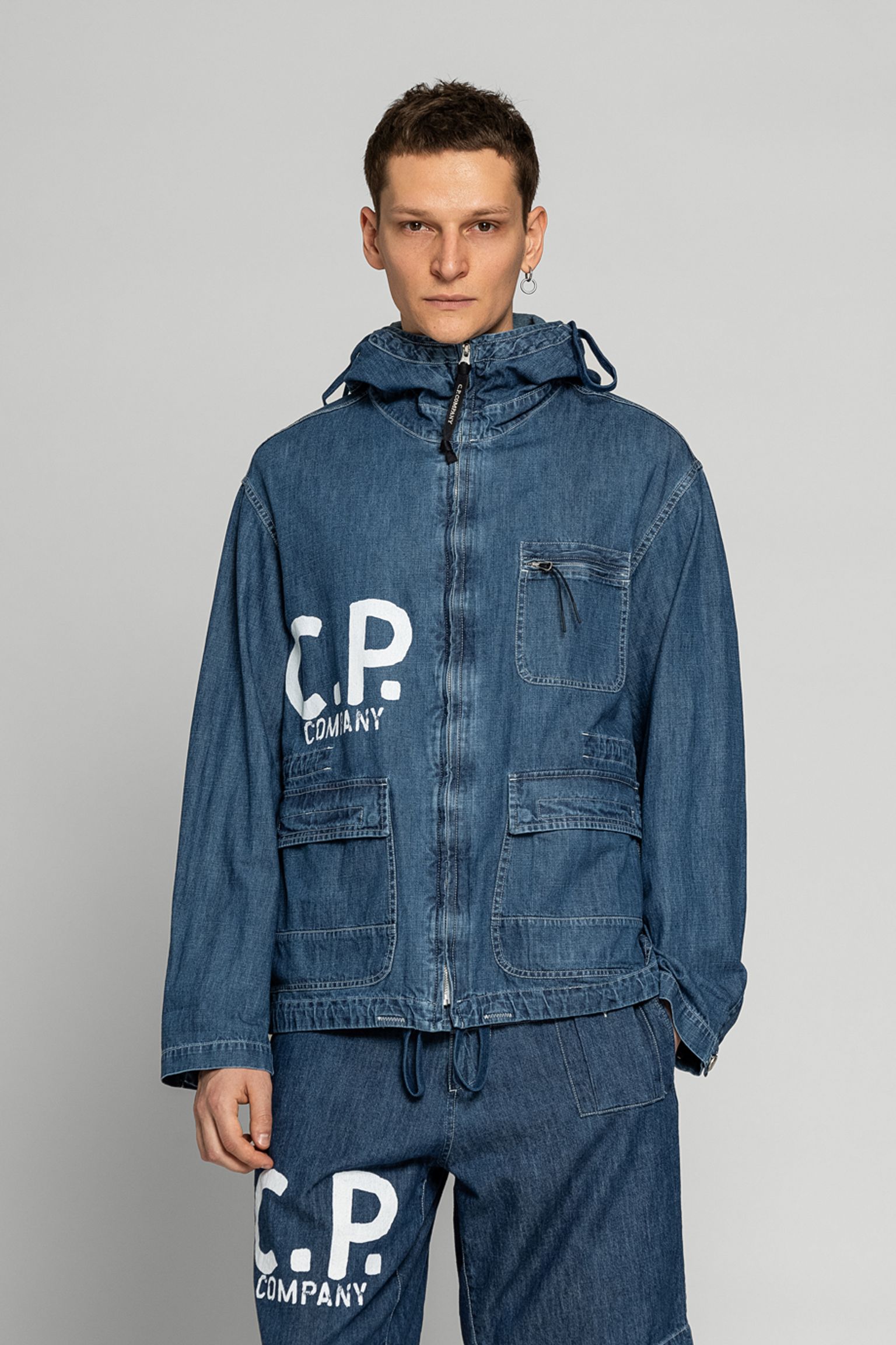 Куртка C.P. Company BLU GOGGLE JACKET купить в Украине