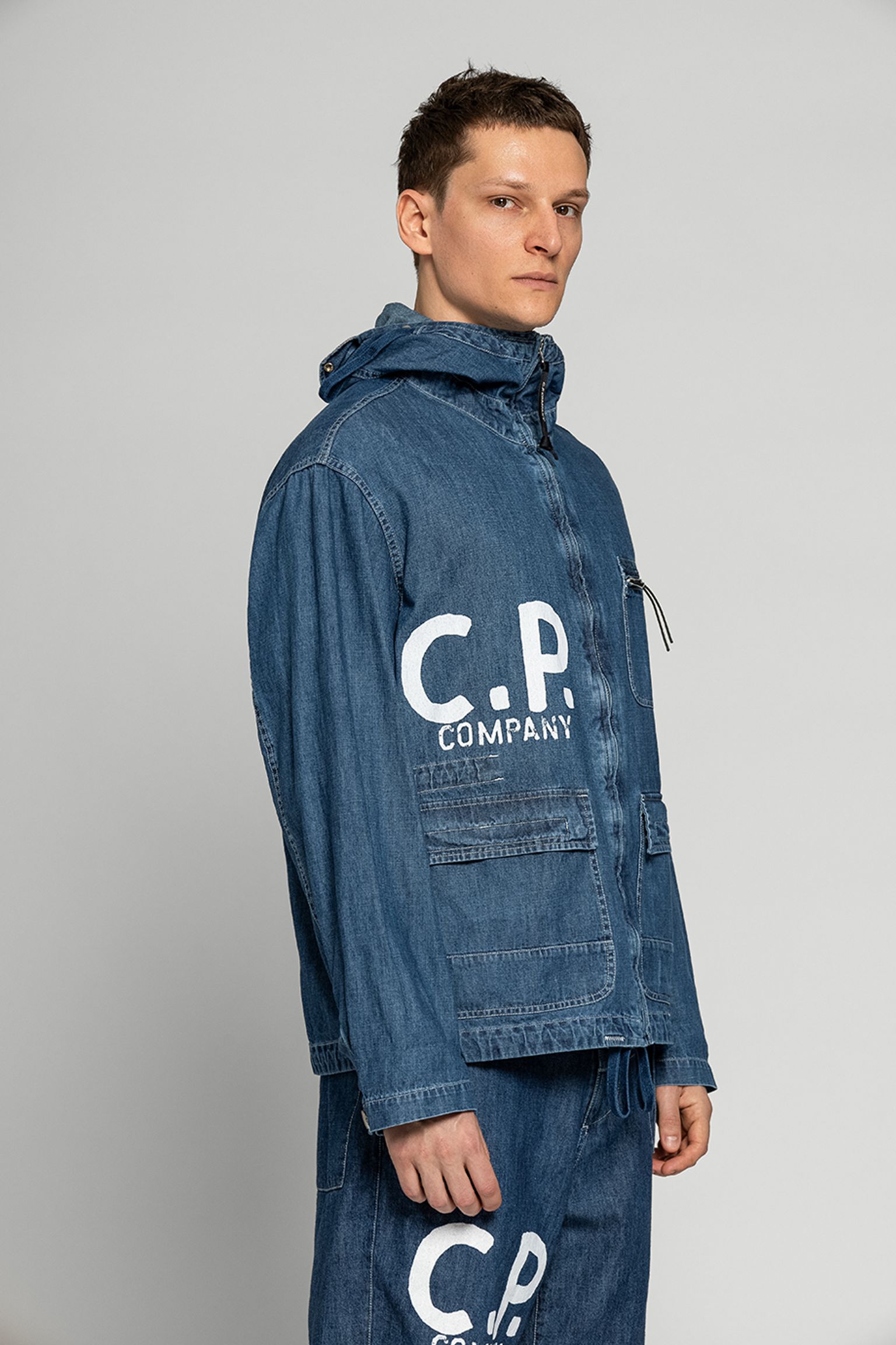 Широкий выбор Куртка C.P. Company BLU GOGGLE JACKET