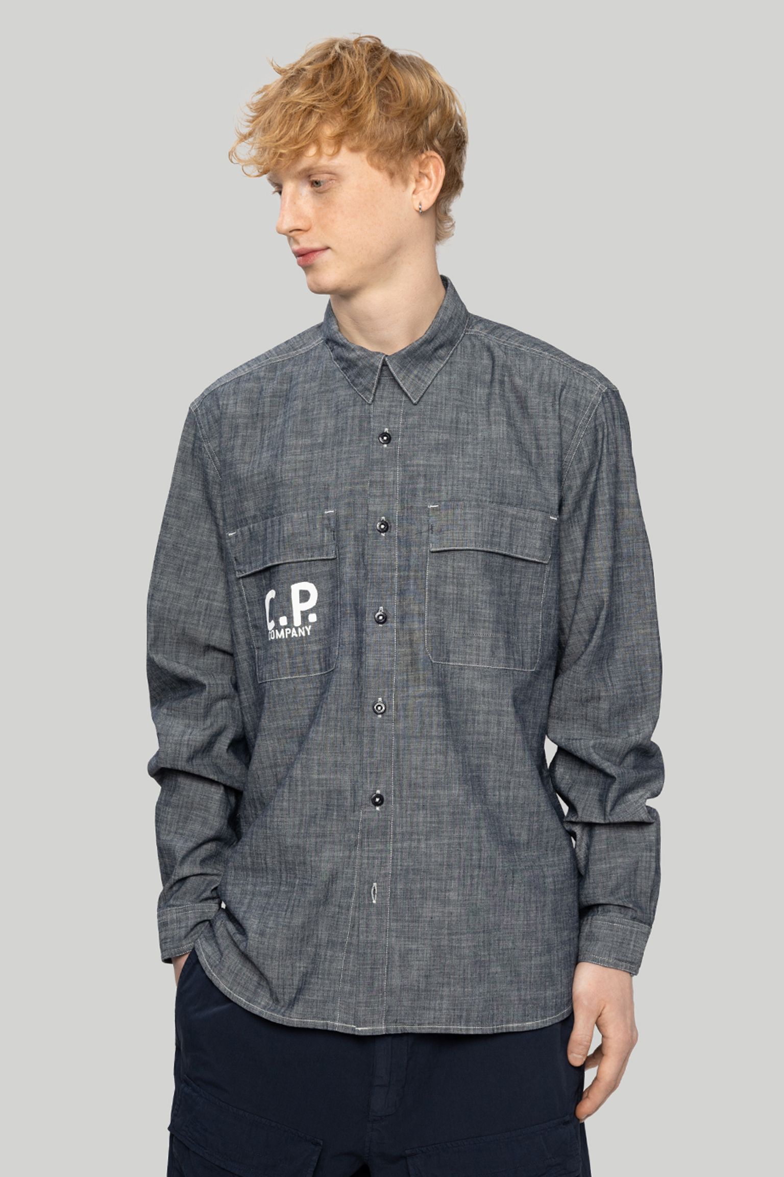 Рубашка CHAMBRAY L.SLEEVED LOGO SHIRT купить в Украине