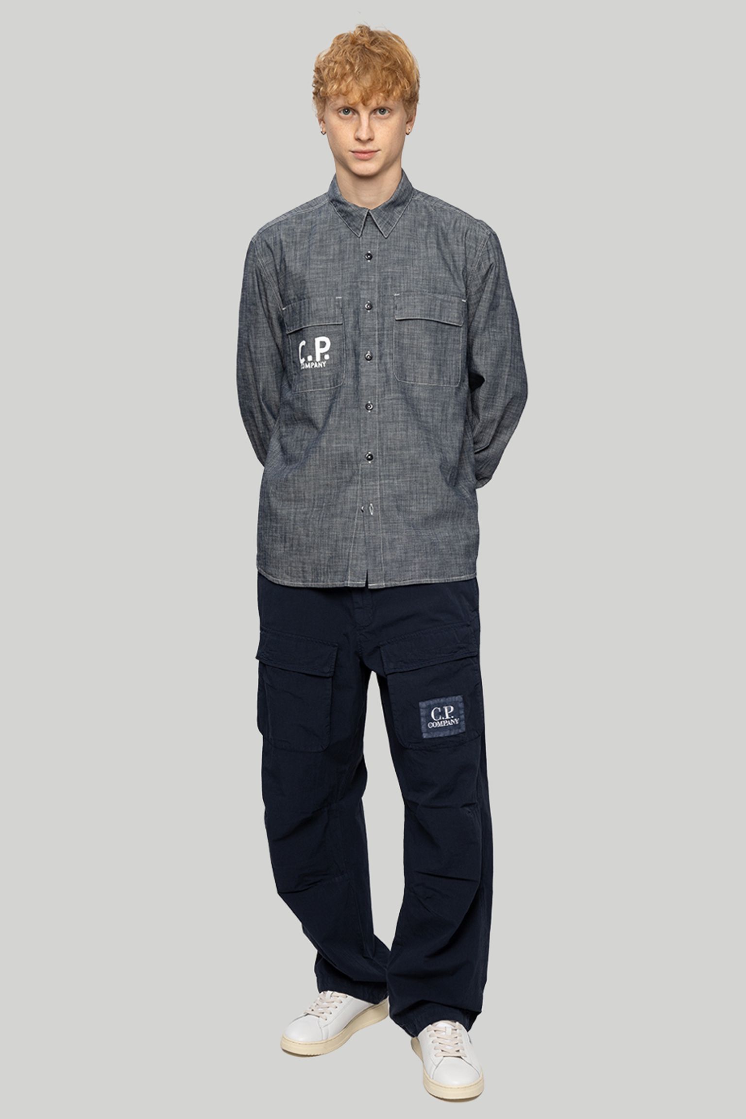 Рубашка CHAMBRAY L.SLEEVED LOGO SHIRT