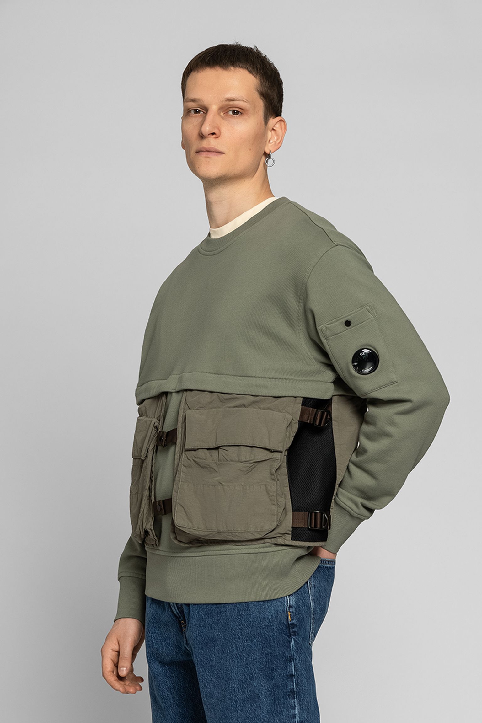 Свитшот FLEECE DETACHABLE SWEATSHIRT