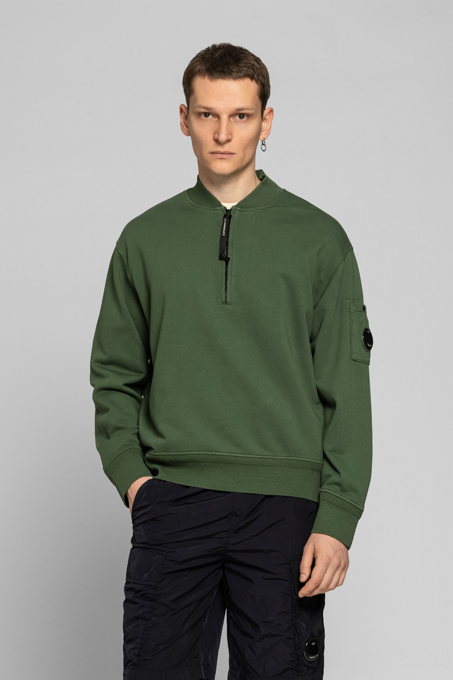 Свитшот COTTON FLEECE ZIPPED SWEATSHIRT