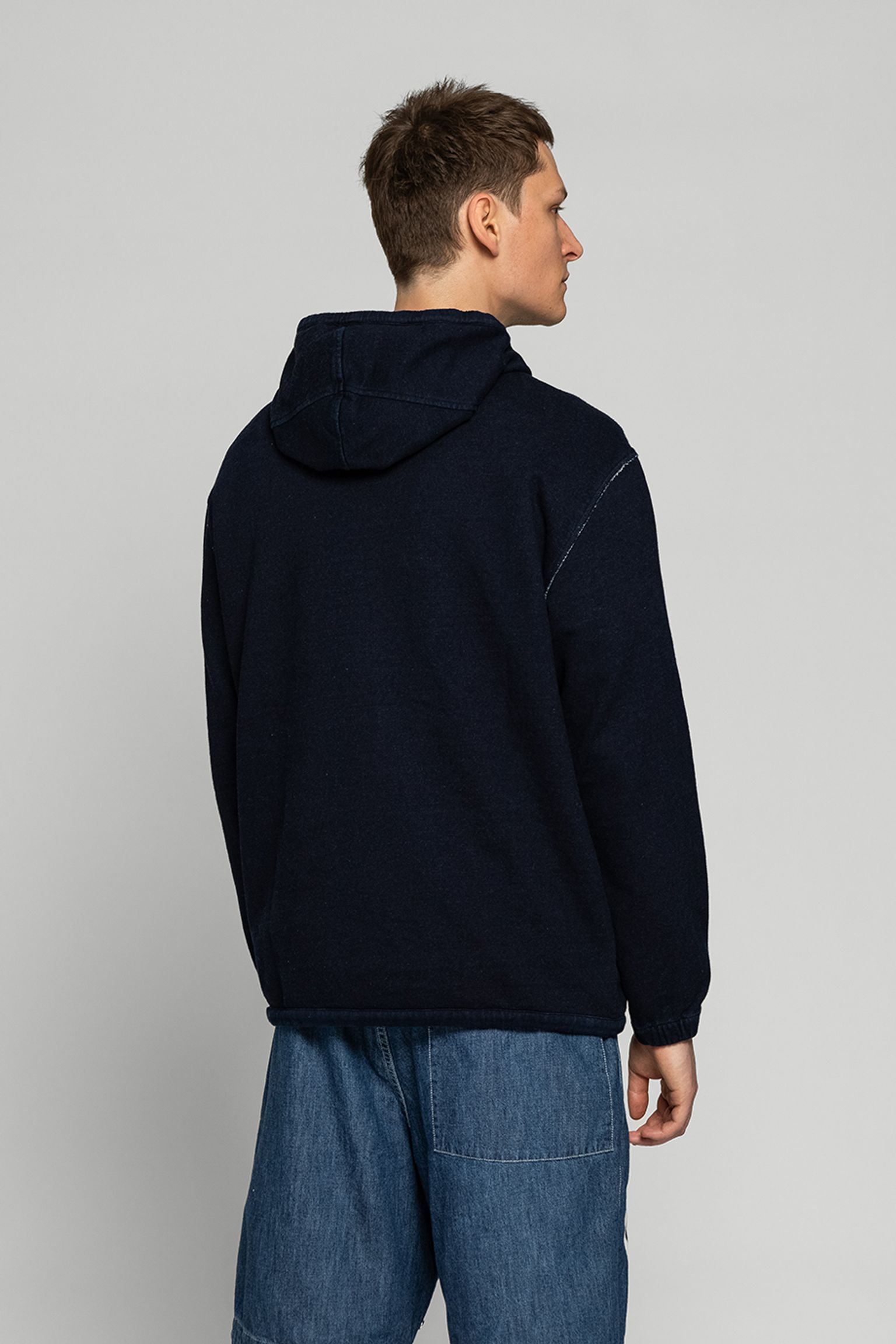 Худи INDIGO FLEECE HOODIE