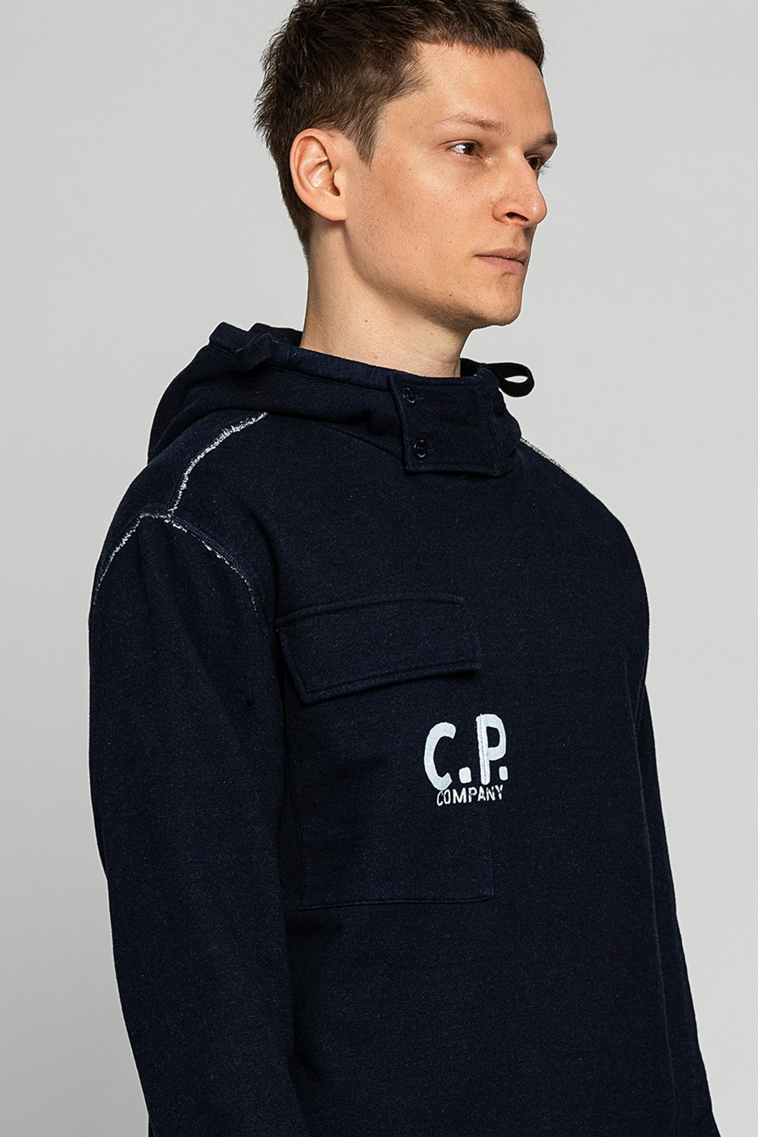 Широкий выбор Худи INDIGO FLEECE HOODIE