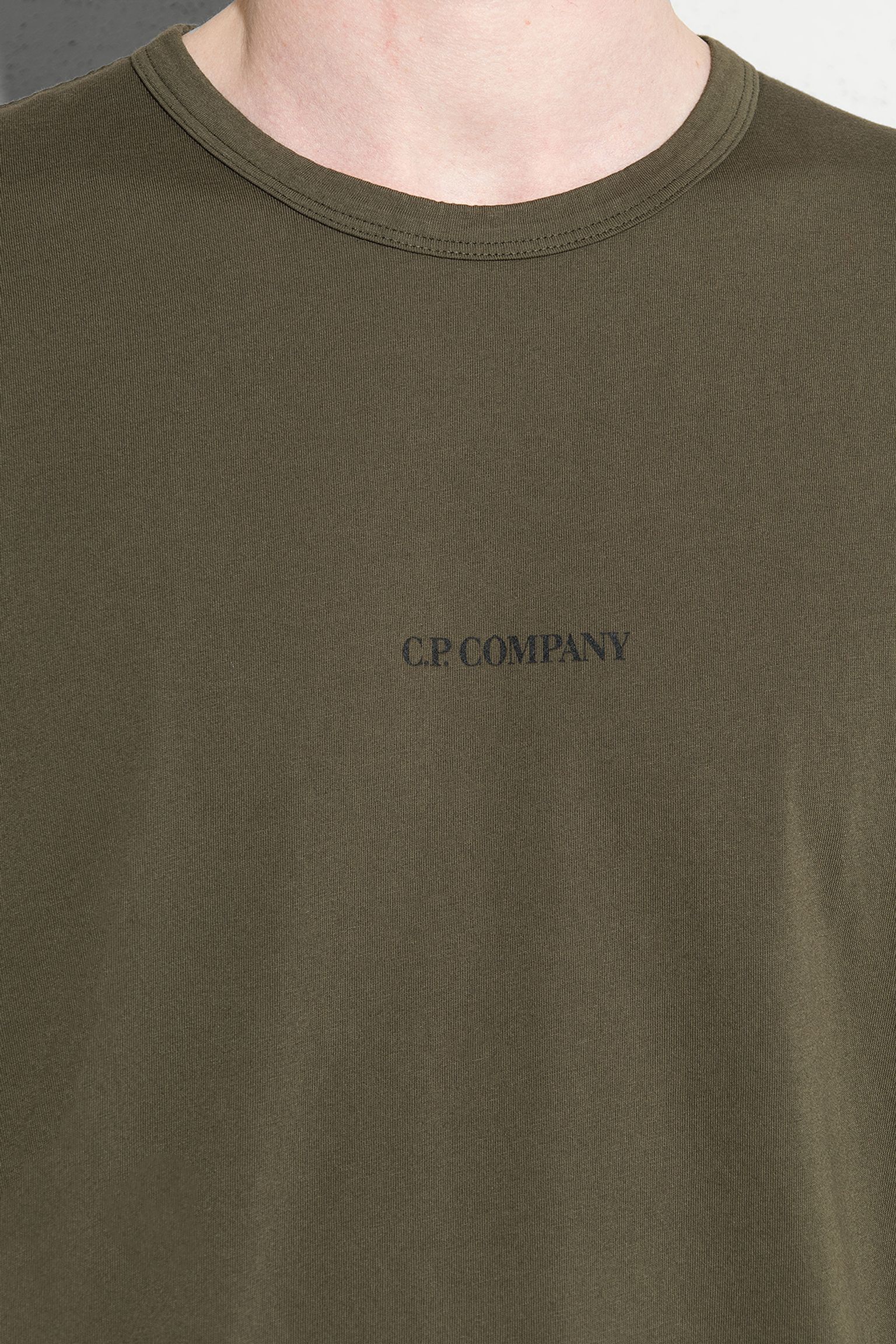 Футболка C.P. Company 24/1 JERSEY LOGO T-SHIRT