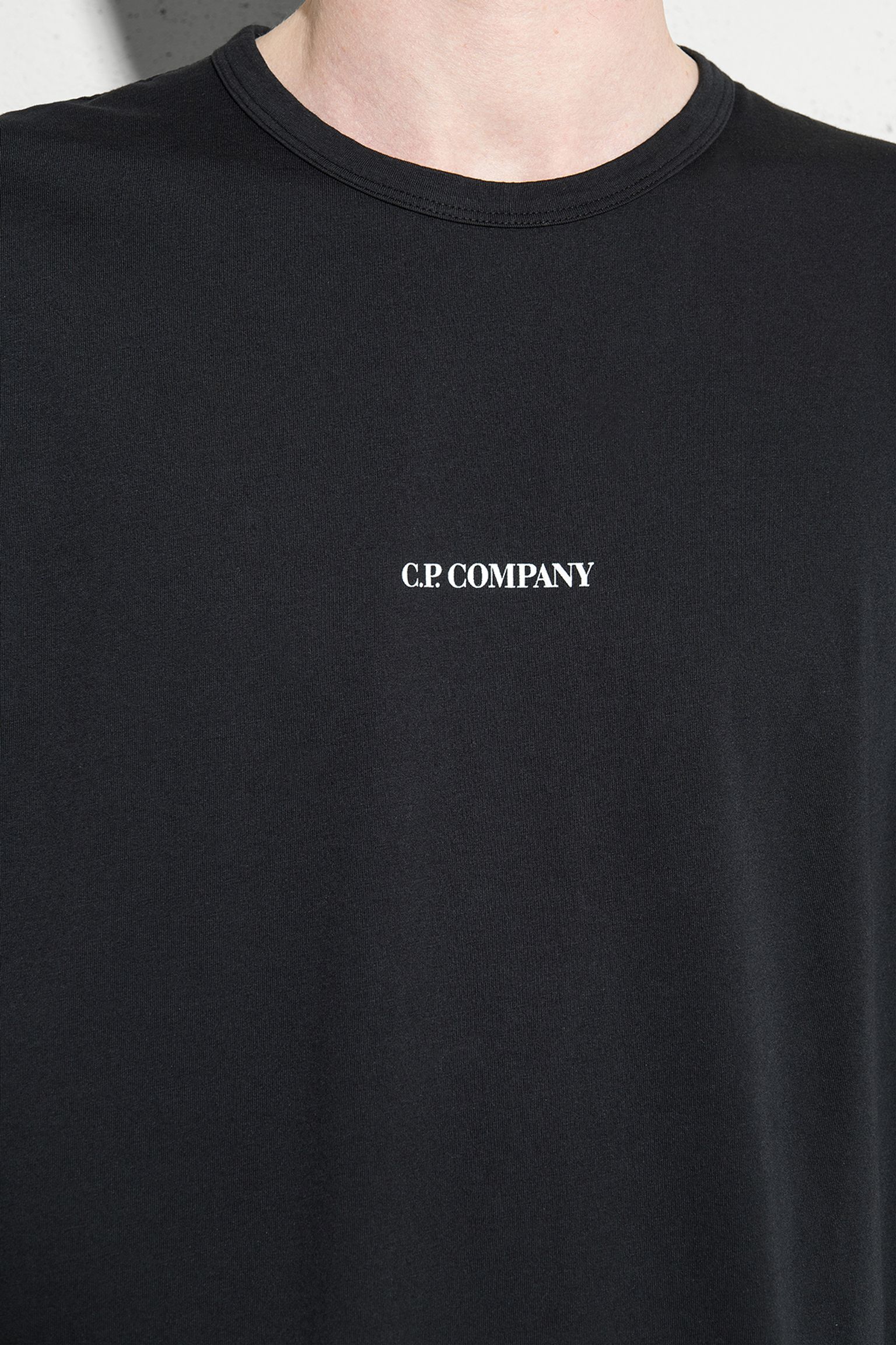 Широкий вибір Футболка C.P. Company 24/1 JERSEY LOGO T-SHIRT